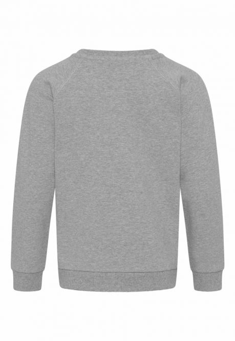 GROBUND Valle sweatshirten mini - den i grå melange