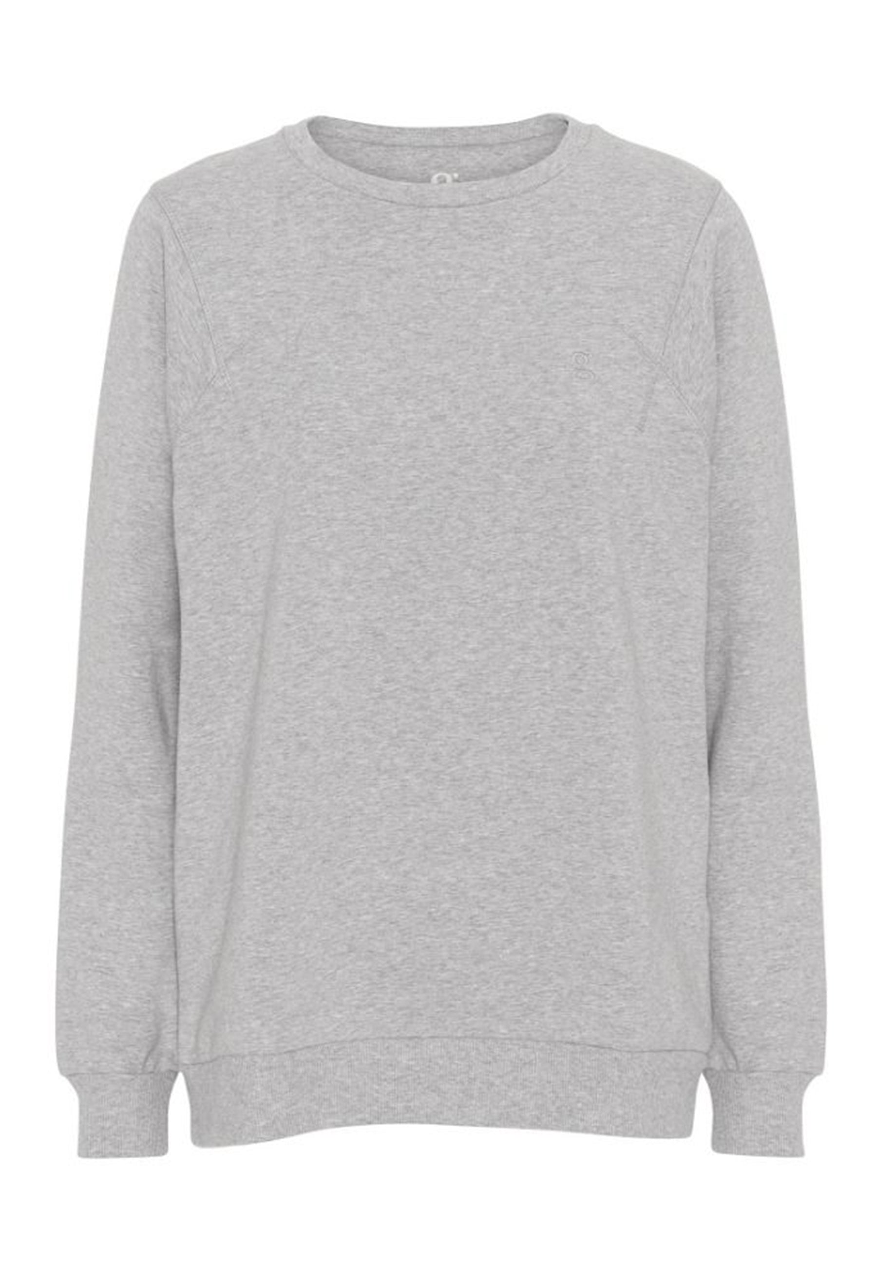 GROBUND Sava sweatshirten - den oversize i grå melange