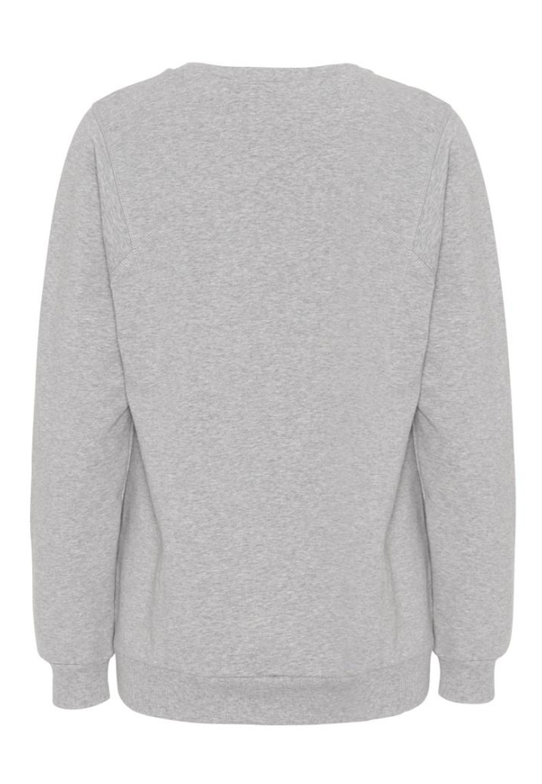 GROBUND Sava sweatshirten - den oversize i grå melange