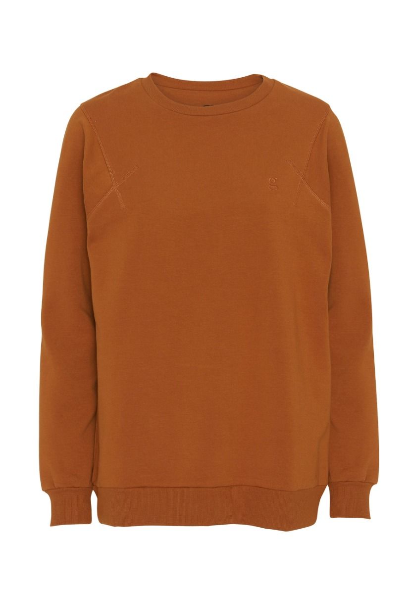 GROBUND Sava sweatshirten - den oversize i brændt orange