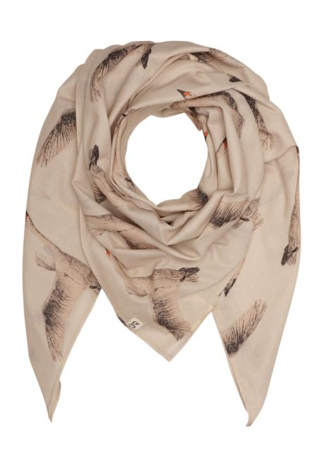 GROBUND Enola tørklæde - den med smukke gæs