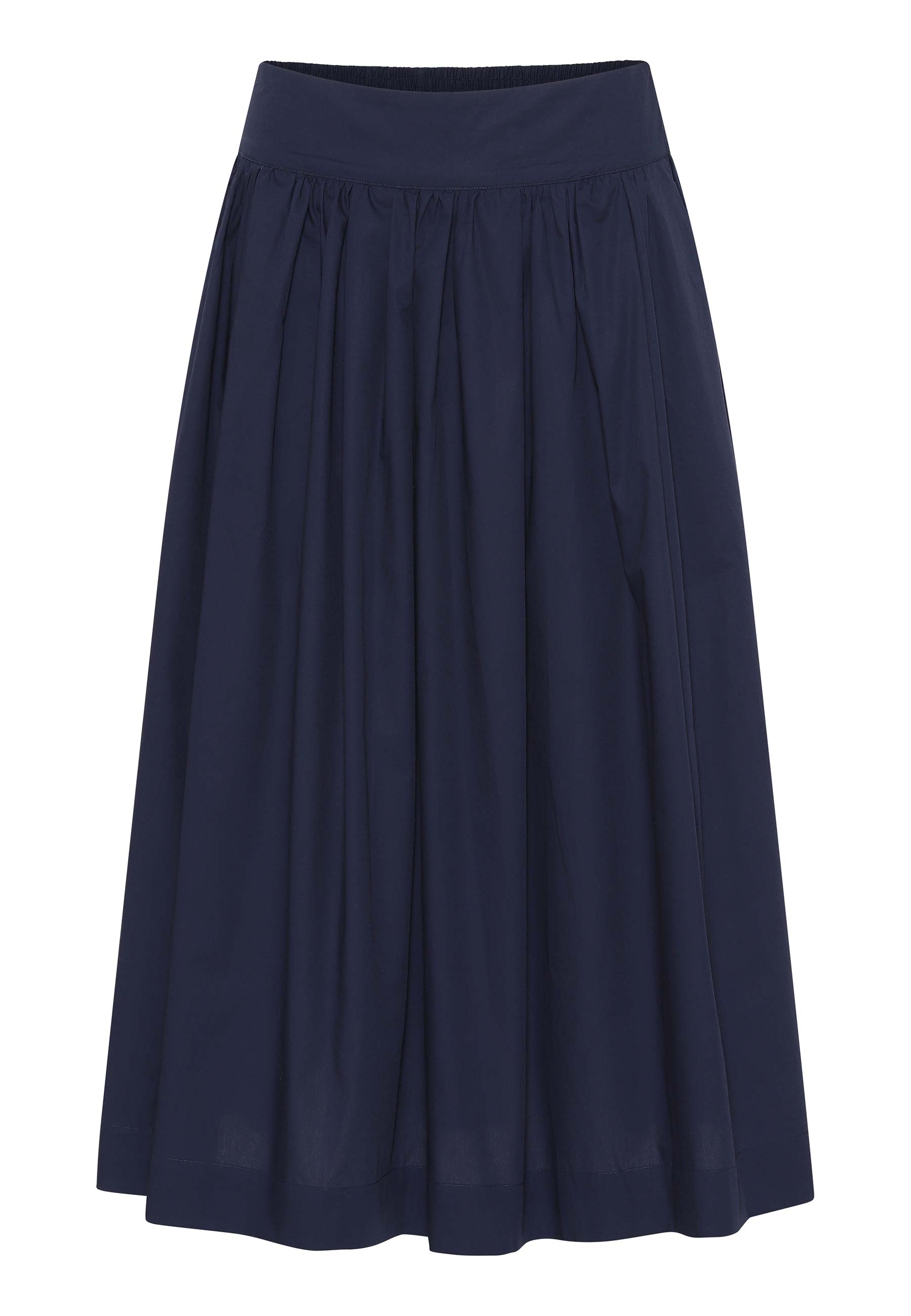 GROBUND Mette nederdel - den lange i navy blå