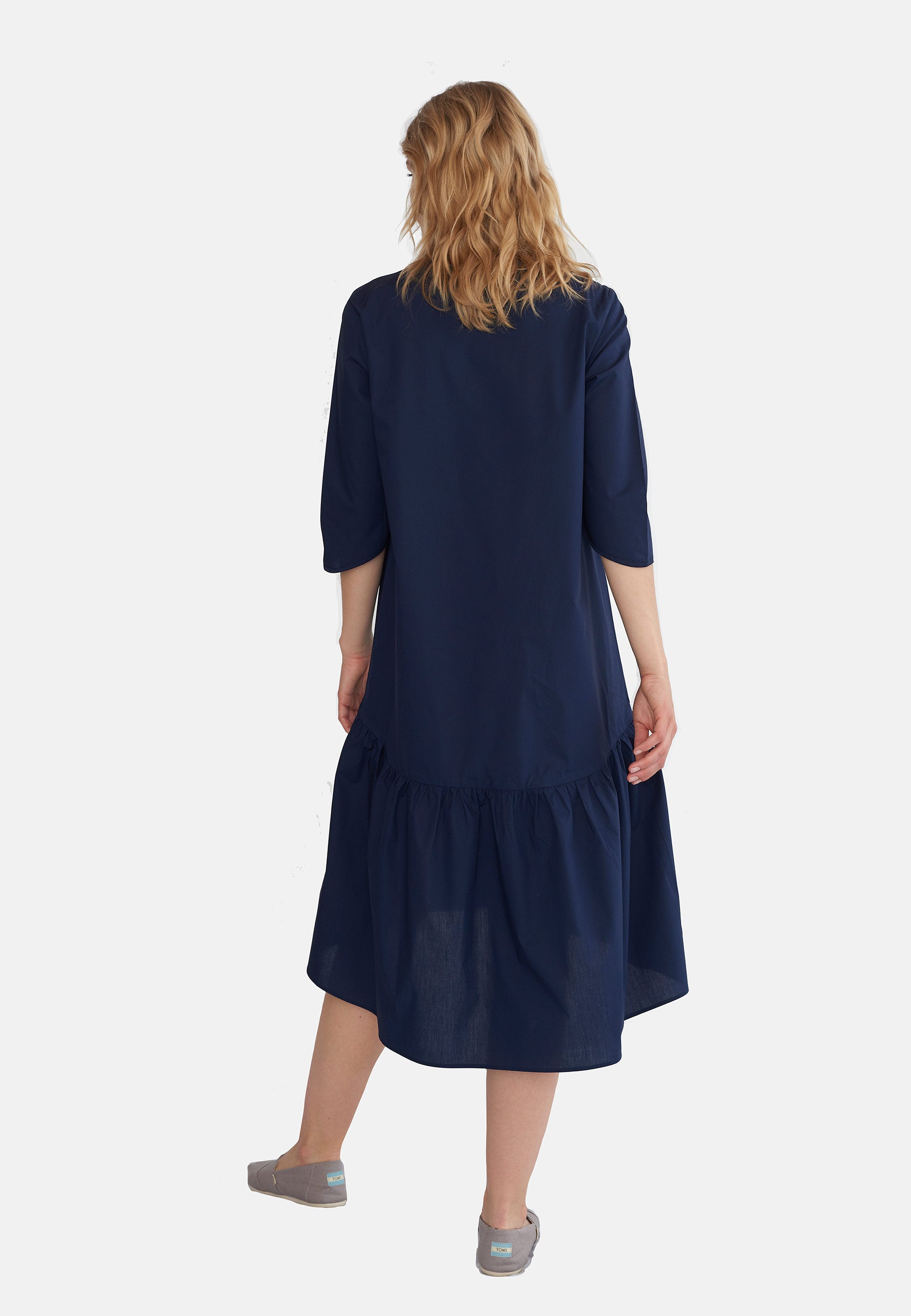 GROBUND Manilla kjolen - den boheme i midnatsblå