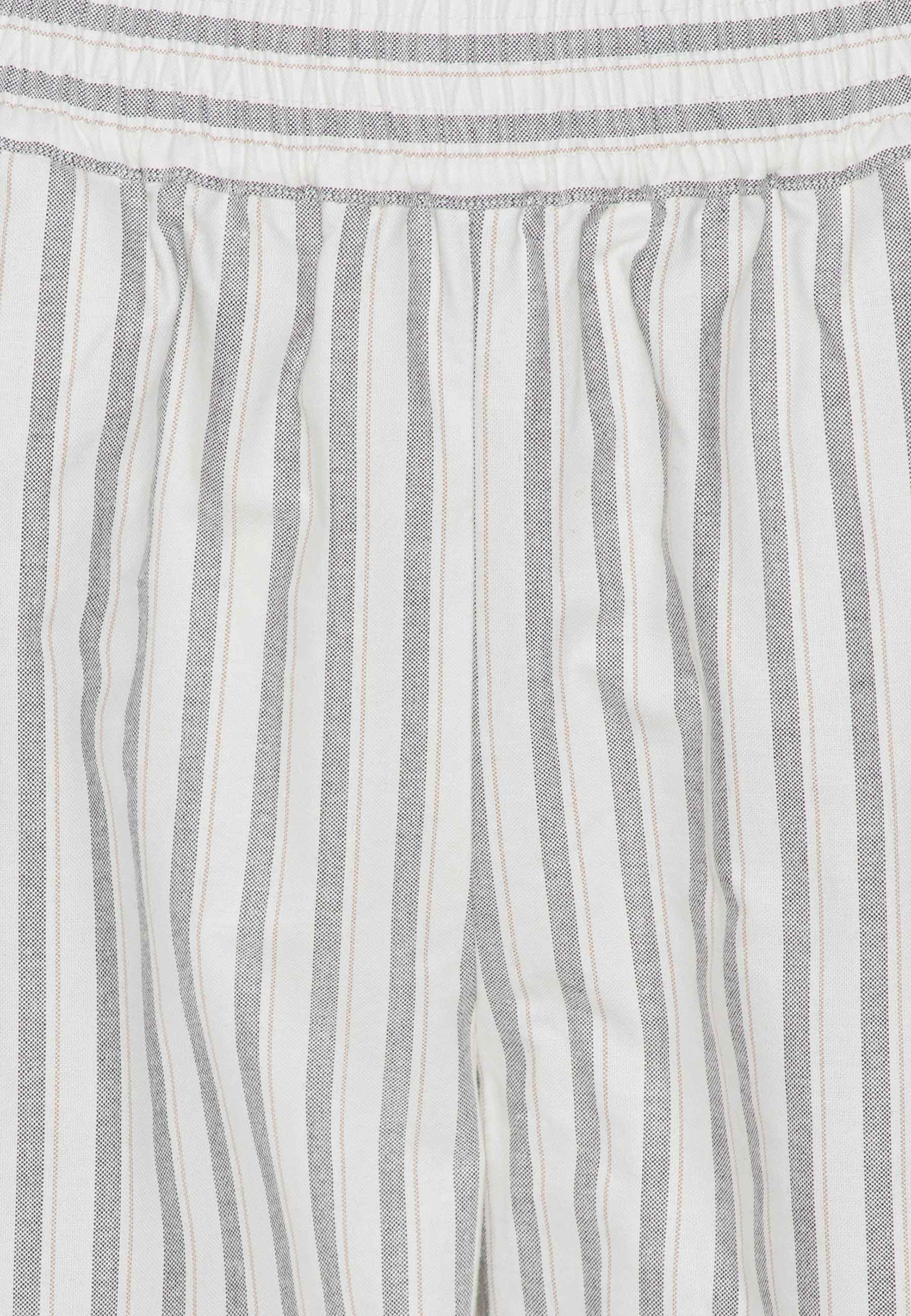 GROBUND Naomi shorts – i hvid med striber