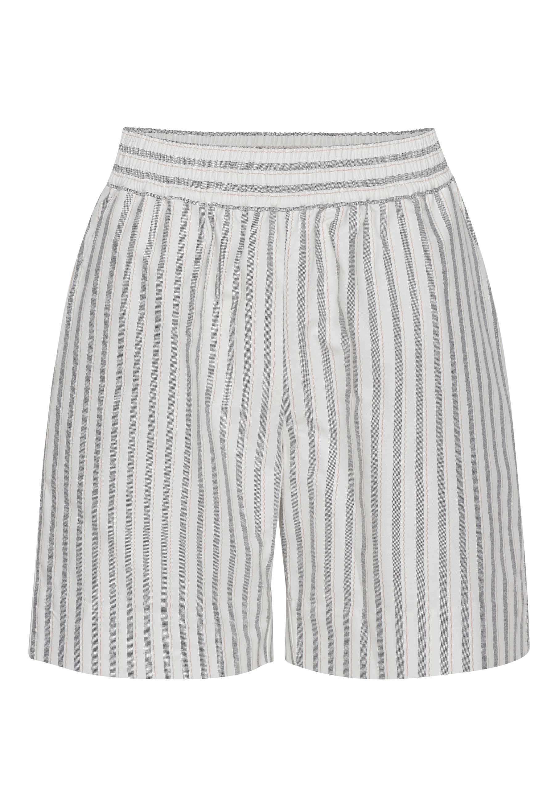 GROBUND Naomi shorts – i hvid med striber