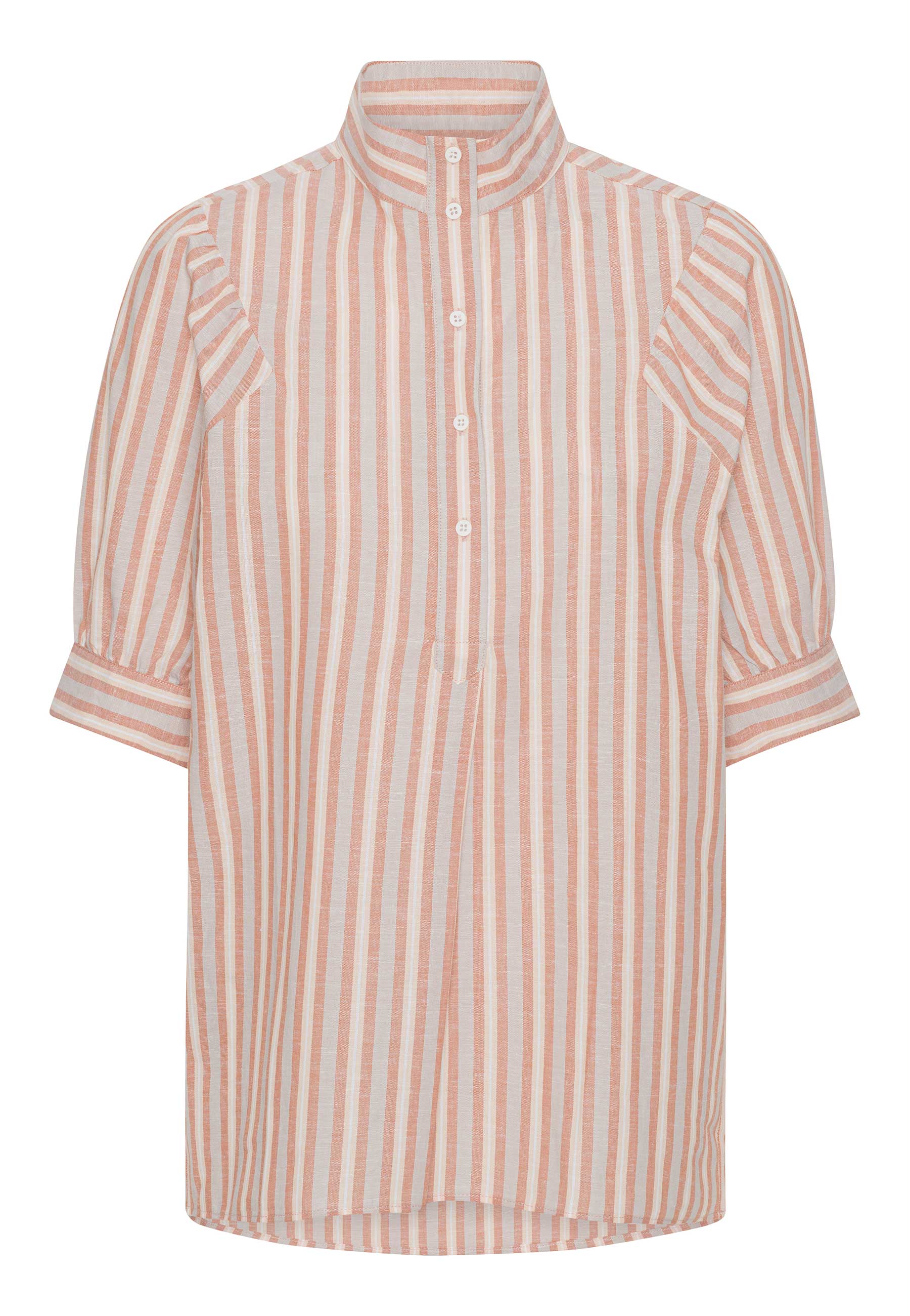 GROBUND Flora skjorte - den med korte ærmer og striber