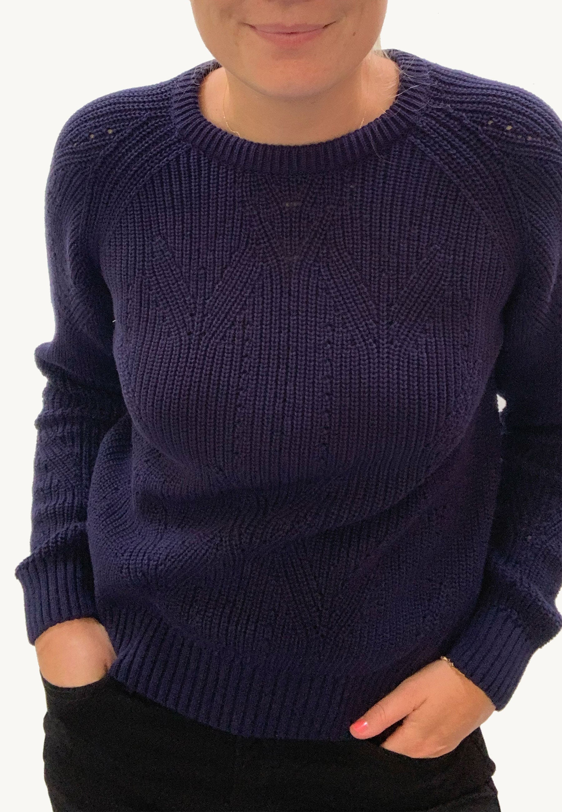 GROBUND Filuca strikken - den i Mørk blå