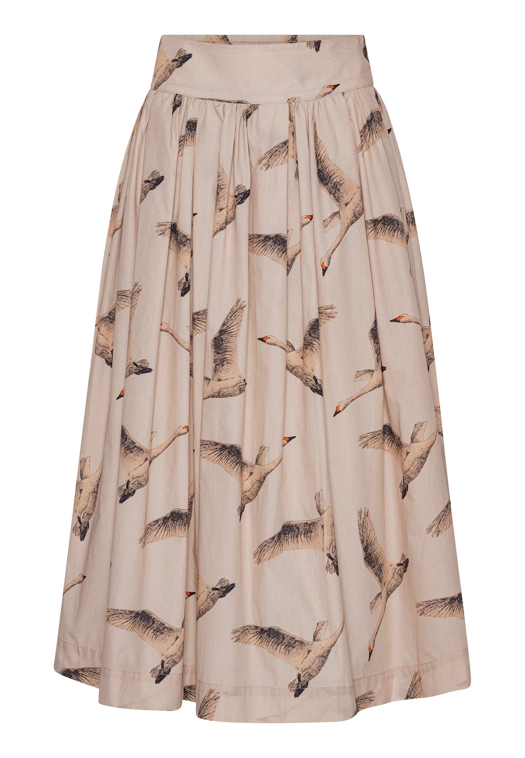 GROBUND Mette nederdelen - den med smukke gæs