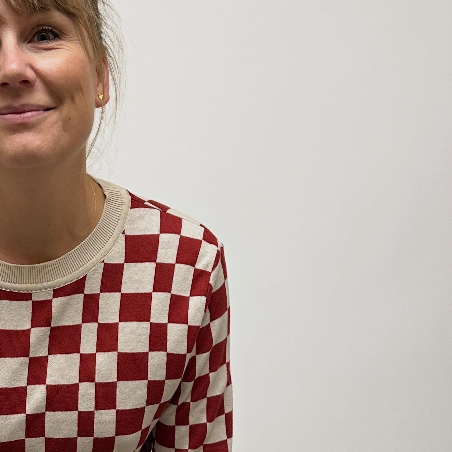 GROBUND Frida strik bluse - den med tintin mønster