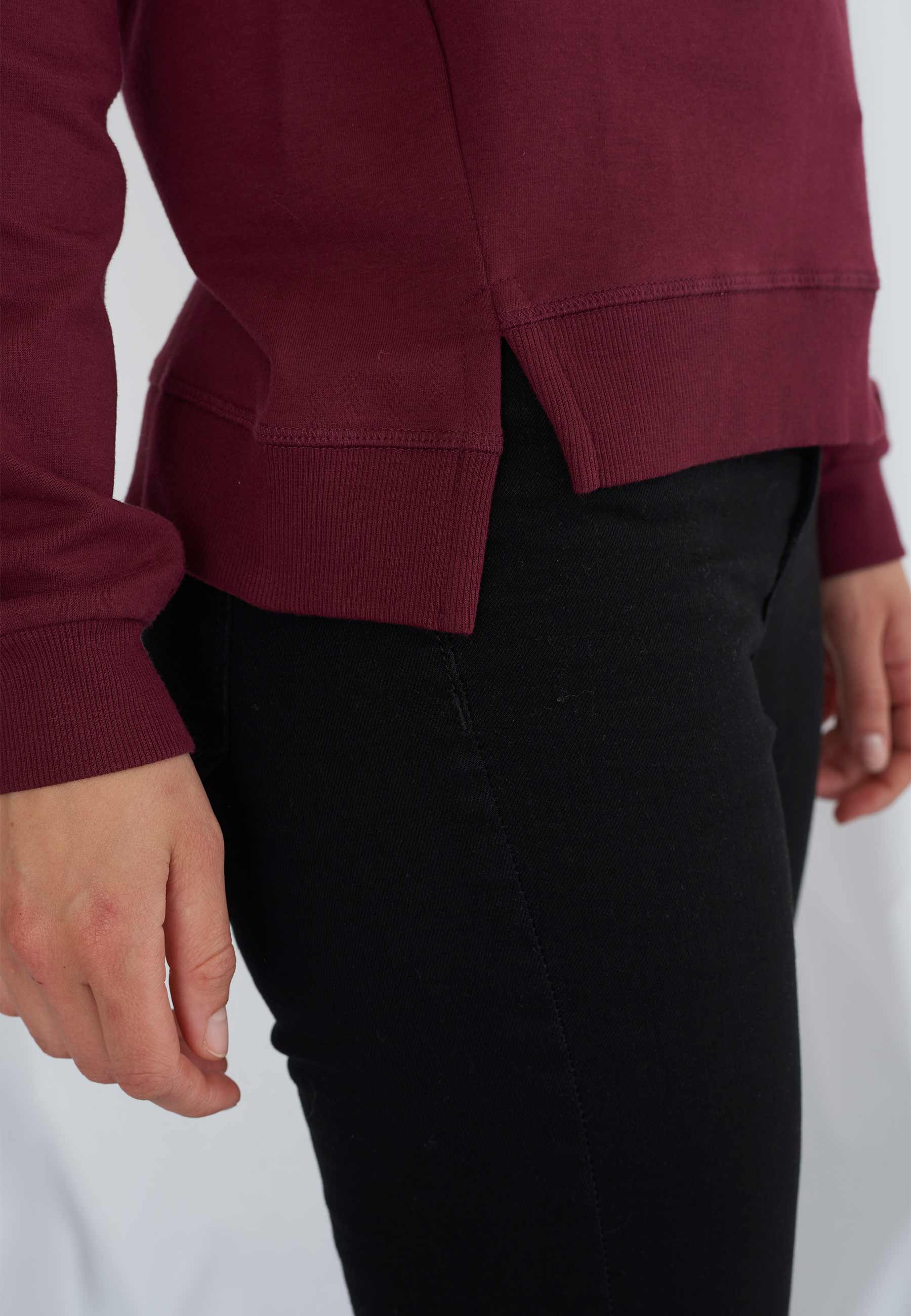 GROBUND Martha sweatshirten - den i brombær med vandkalv