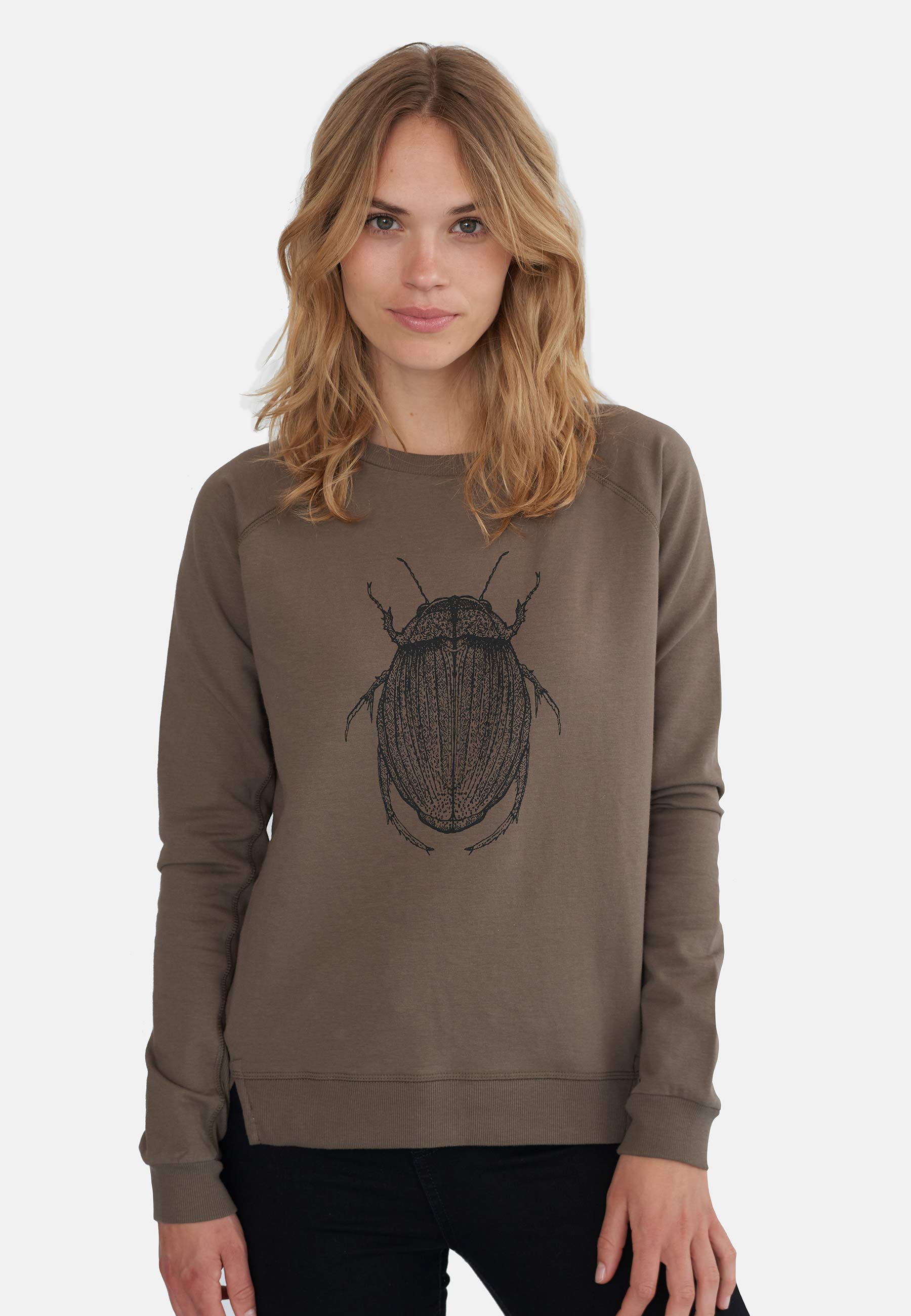 GROBUND Martha sweatshirten - den i muskat med vandkalv