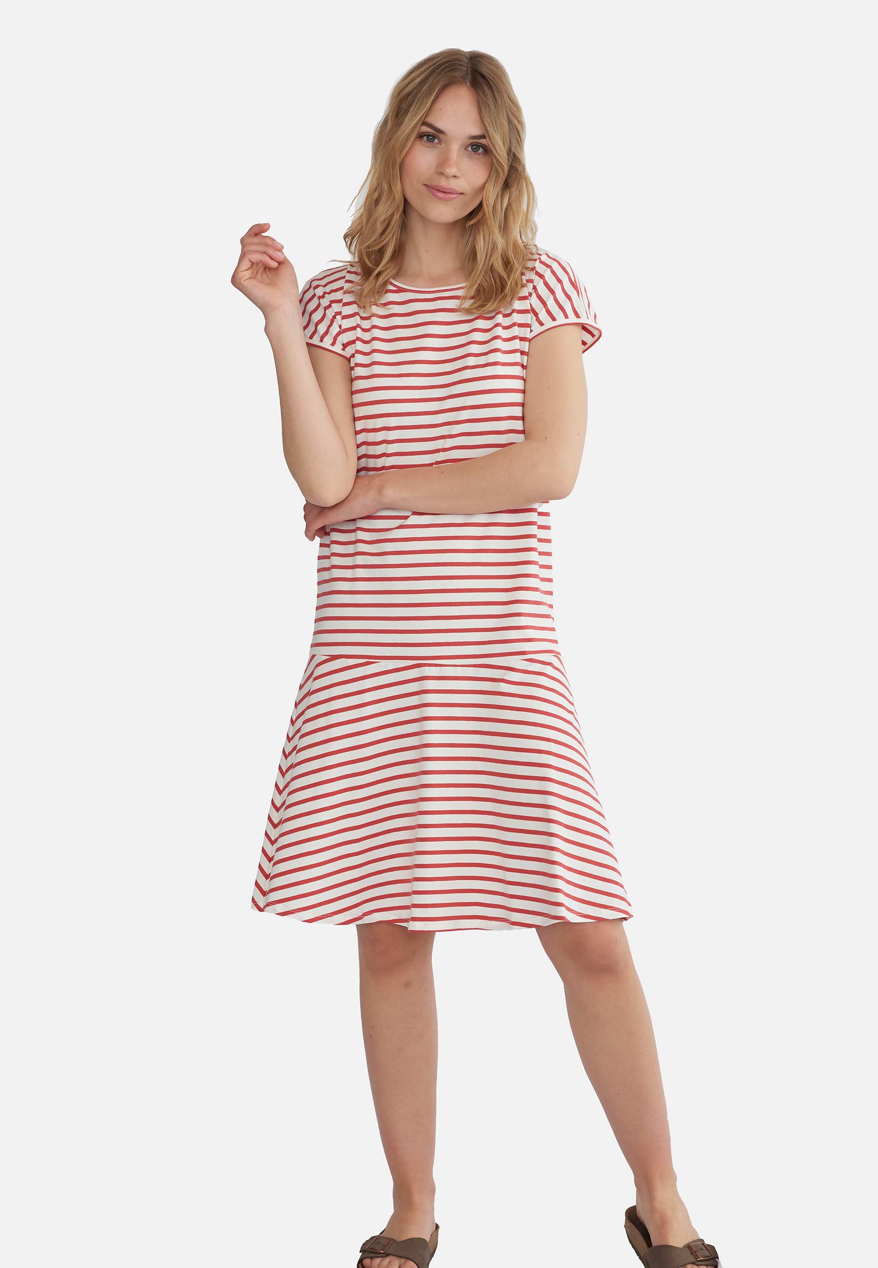 GROBUND Marianne kjolen - den med ribsrøde striber