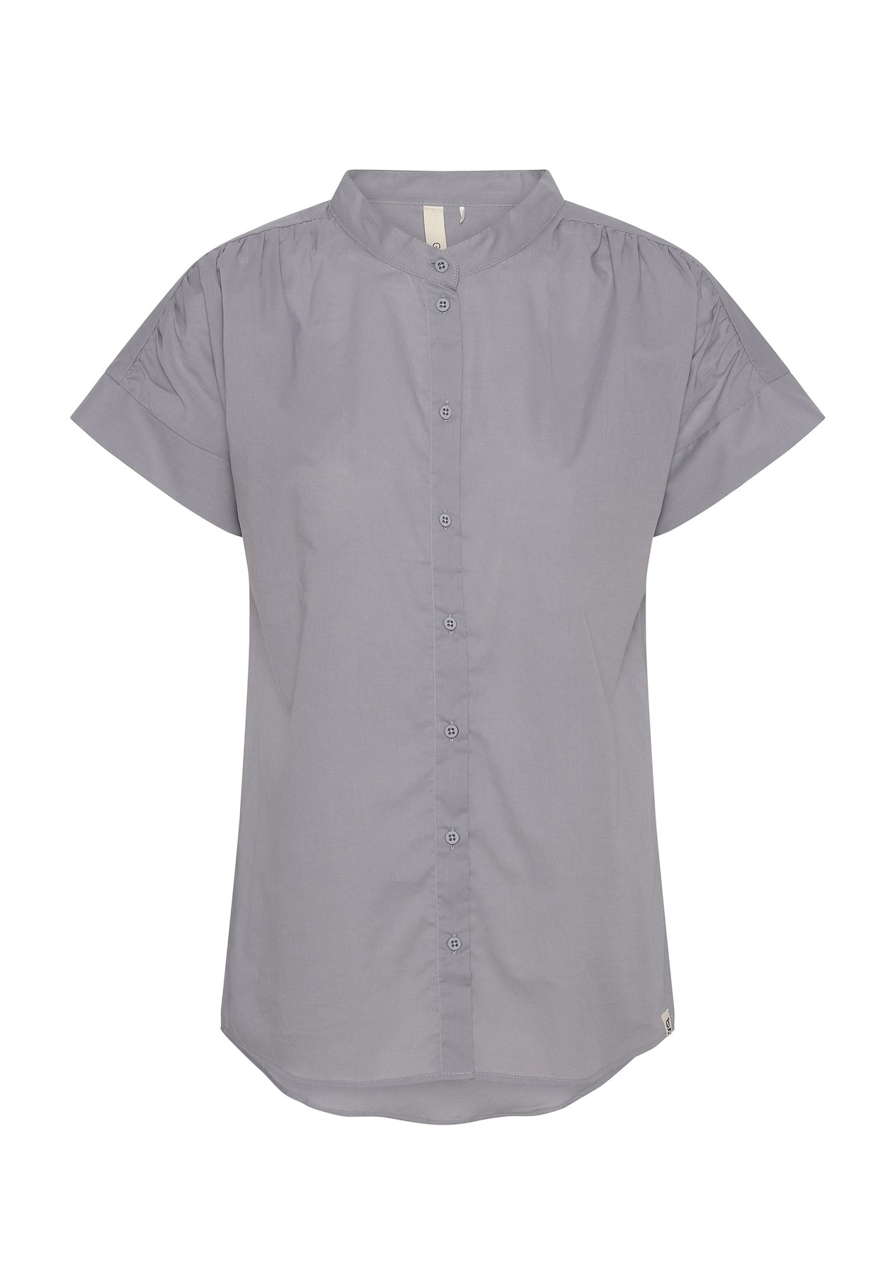 GROBUND Mila skjorten - den med korte ærmer i himmelgrå