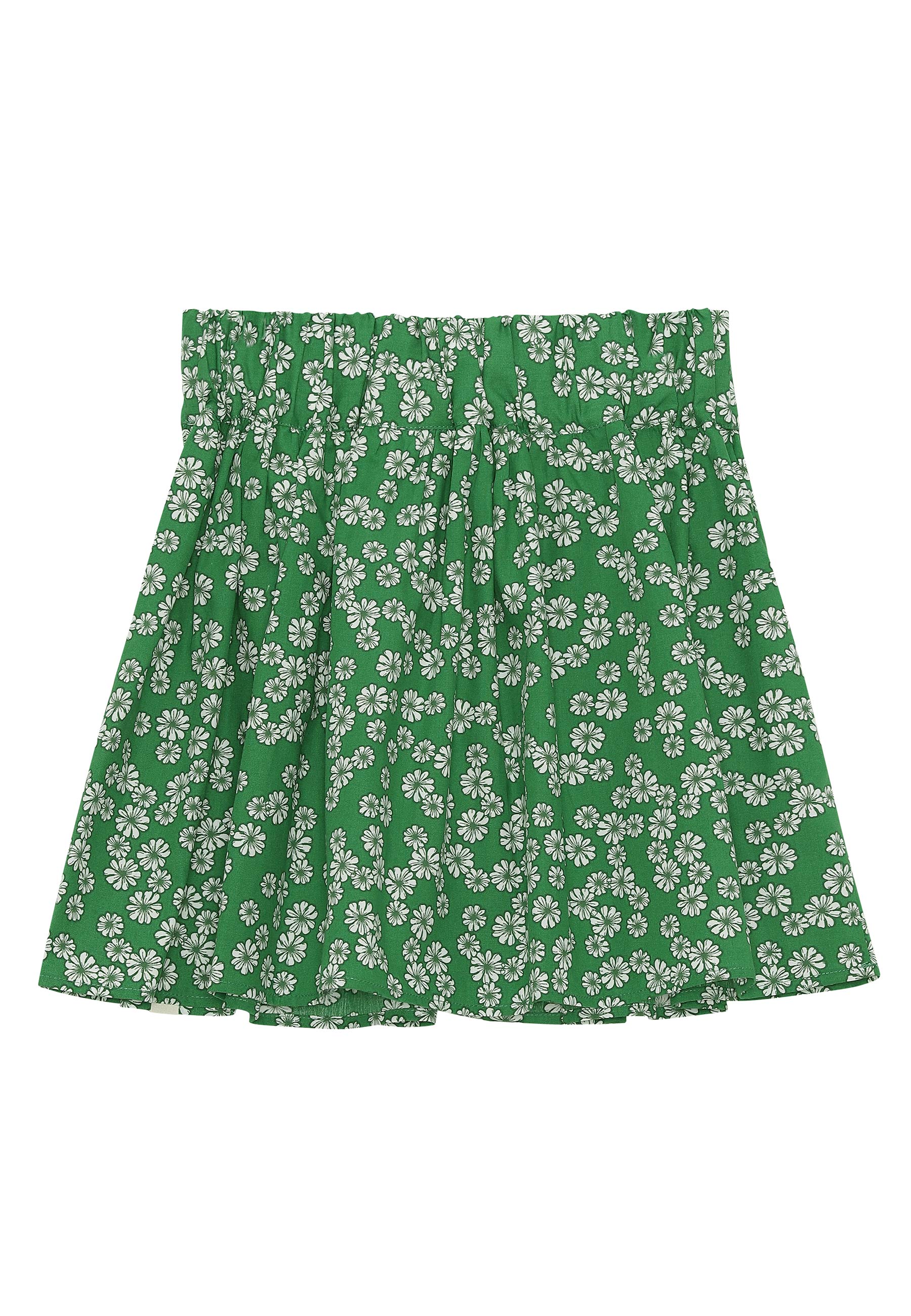 GROBUND Carla nederdelen mini - den i grøn med blomster