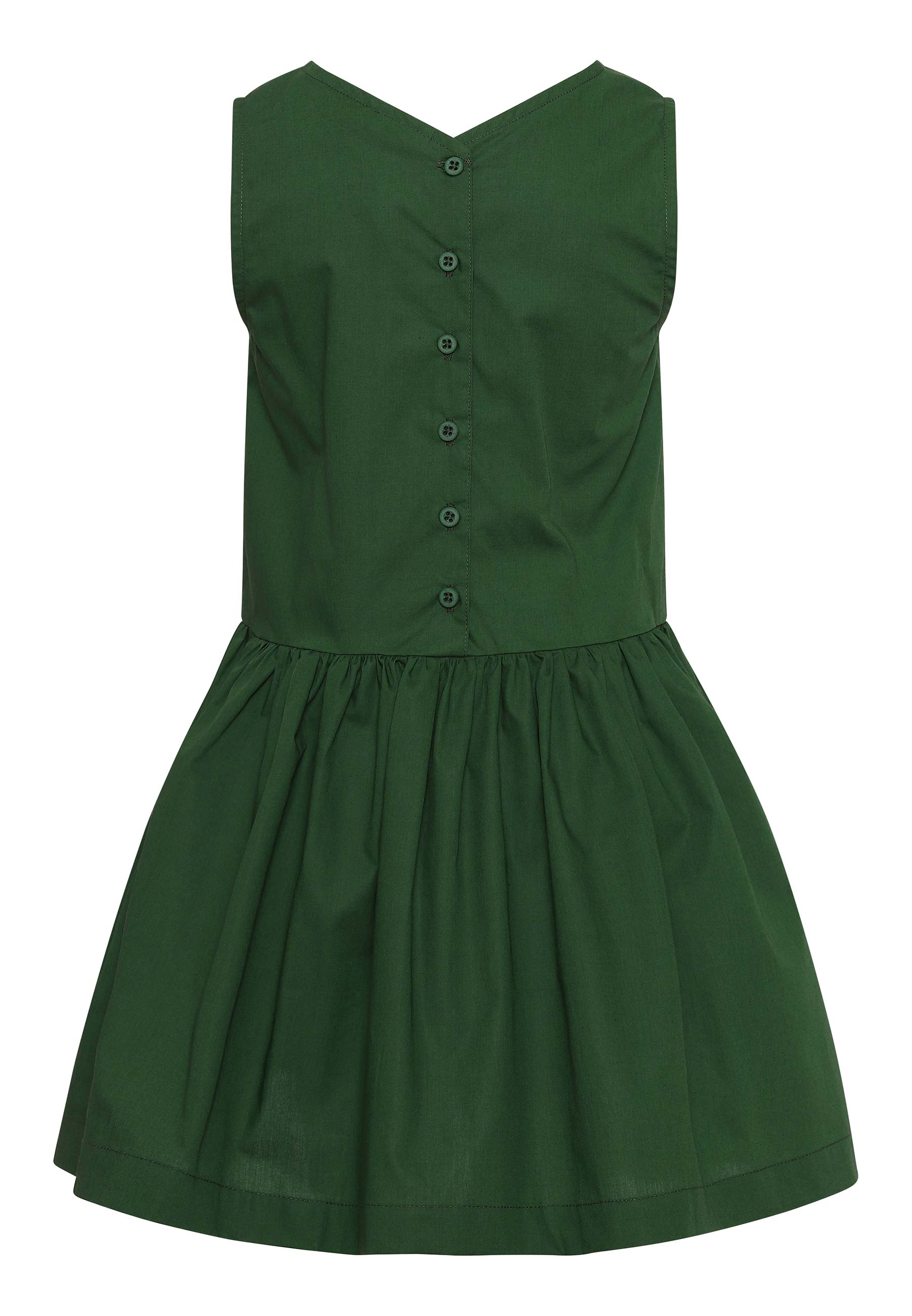 GROBUND Vega kjolen mini - den vendbare i mørkegrøn