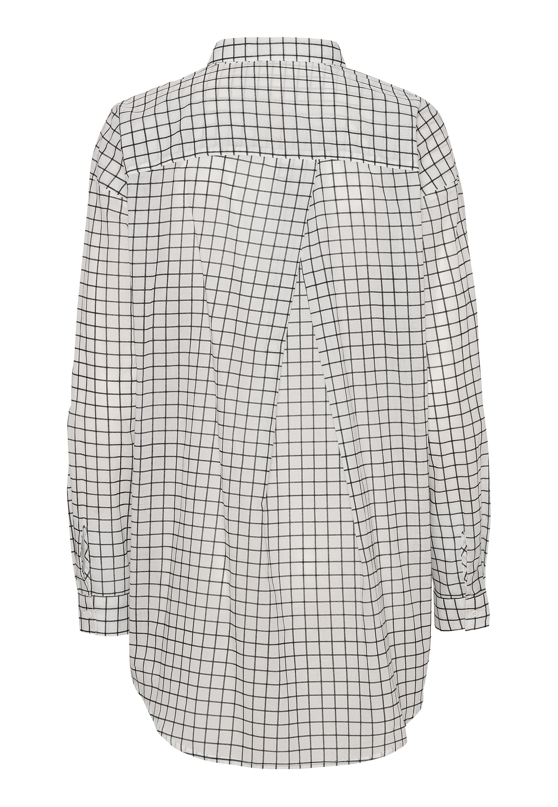 GROBUND Luna skjorten - den oversize med tern