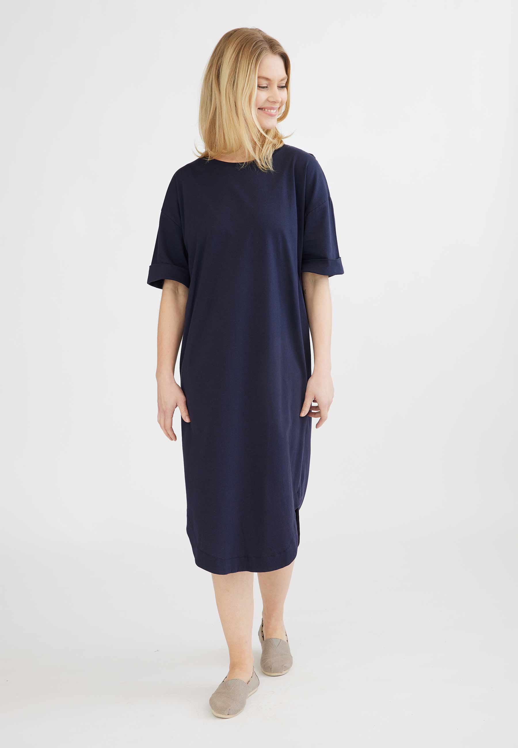 GROBUND Nora t-shirtkjolen - den i mørkeblå