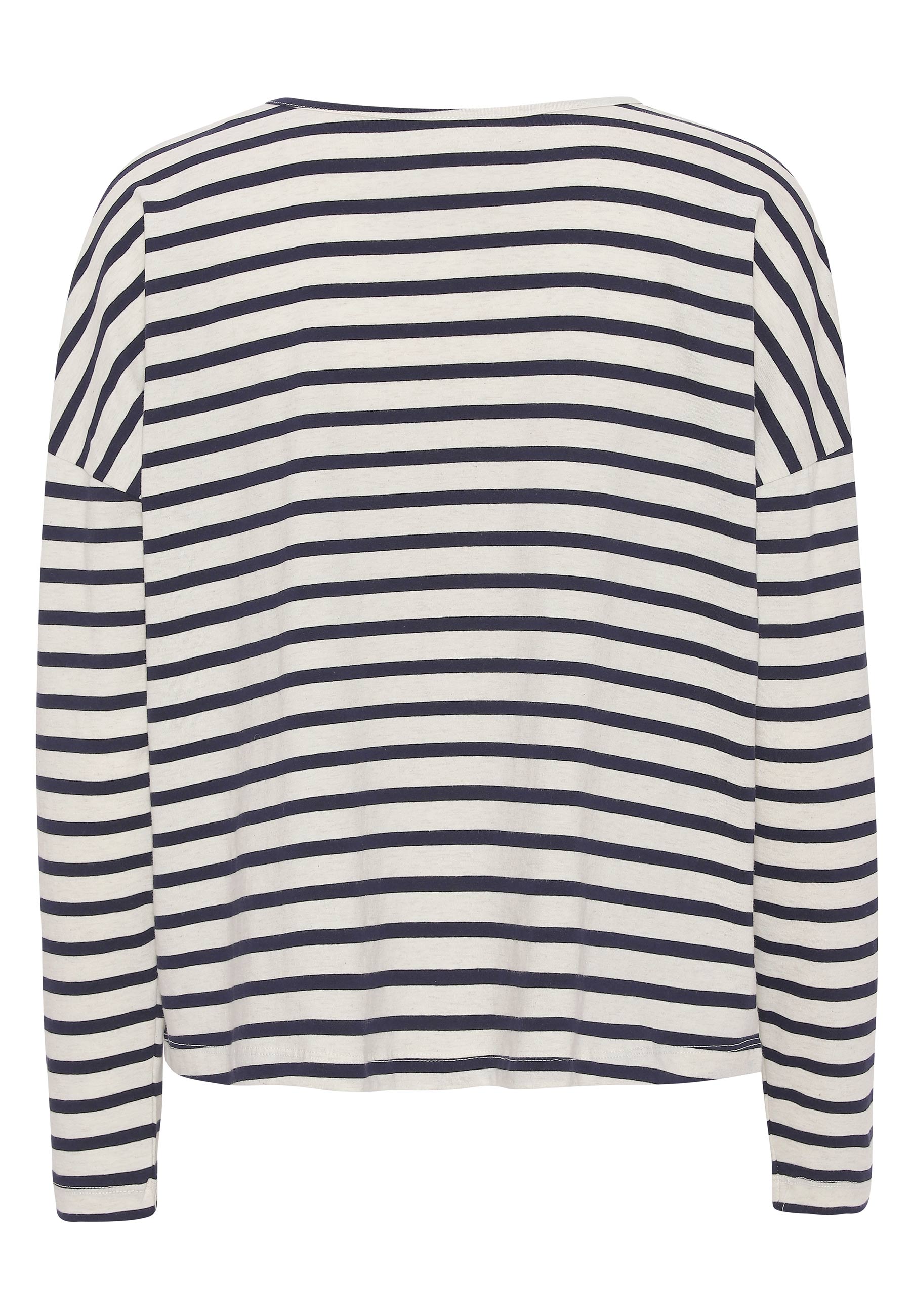 GROBUND Nete blusen - den med lange ærmer og striber