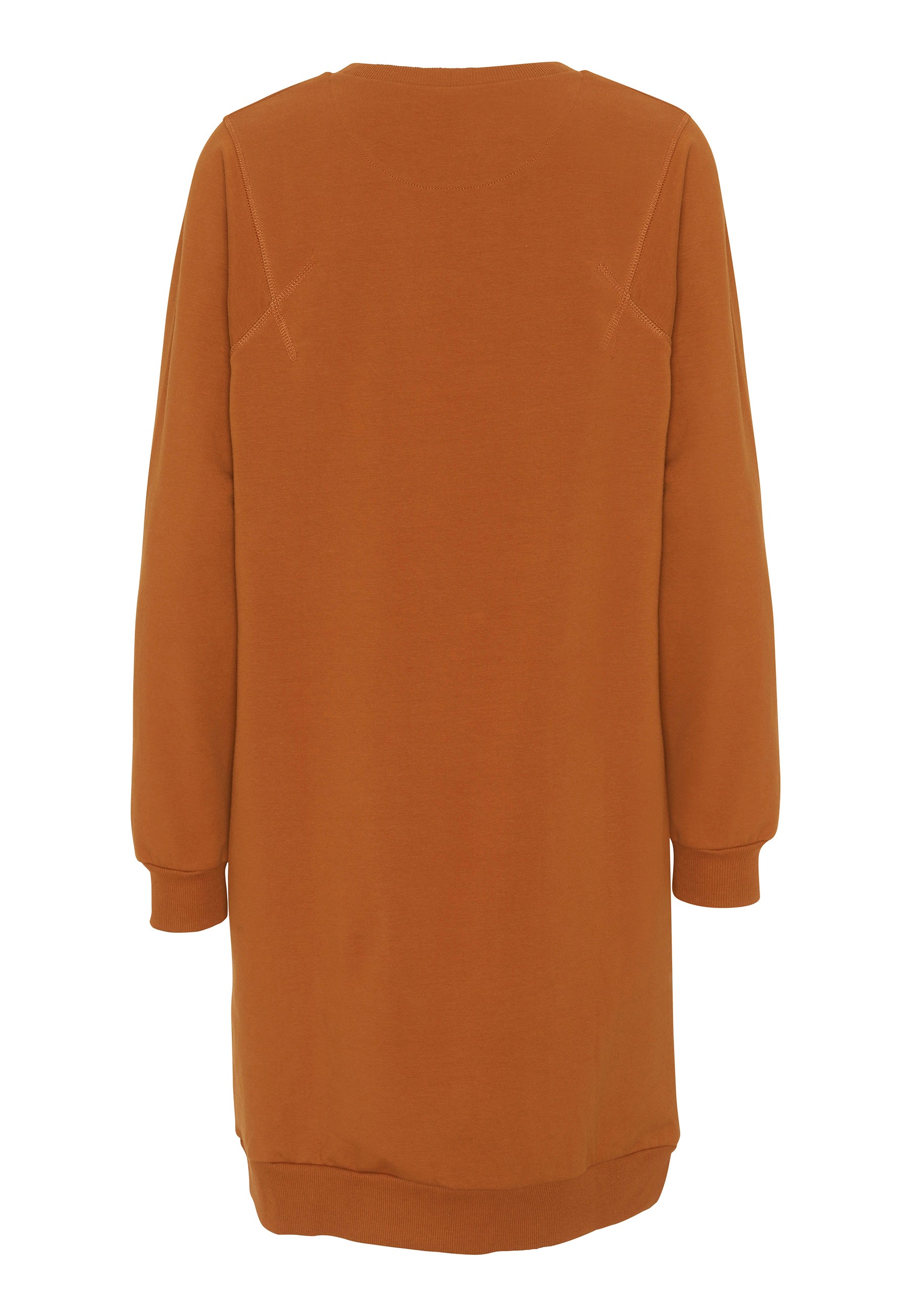 GROBUND Selma sweatshirten - den lange i brændt orange