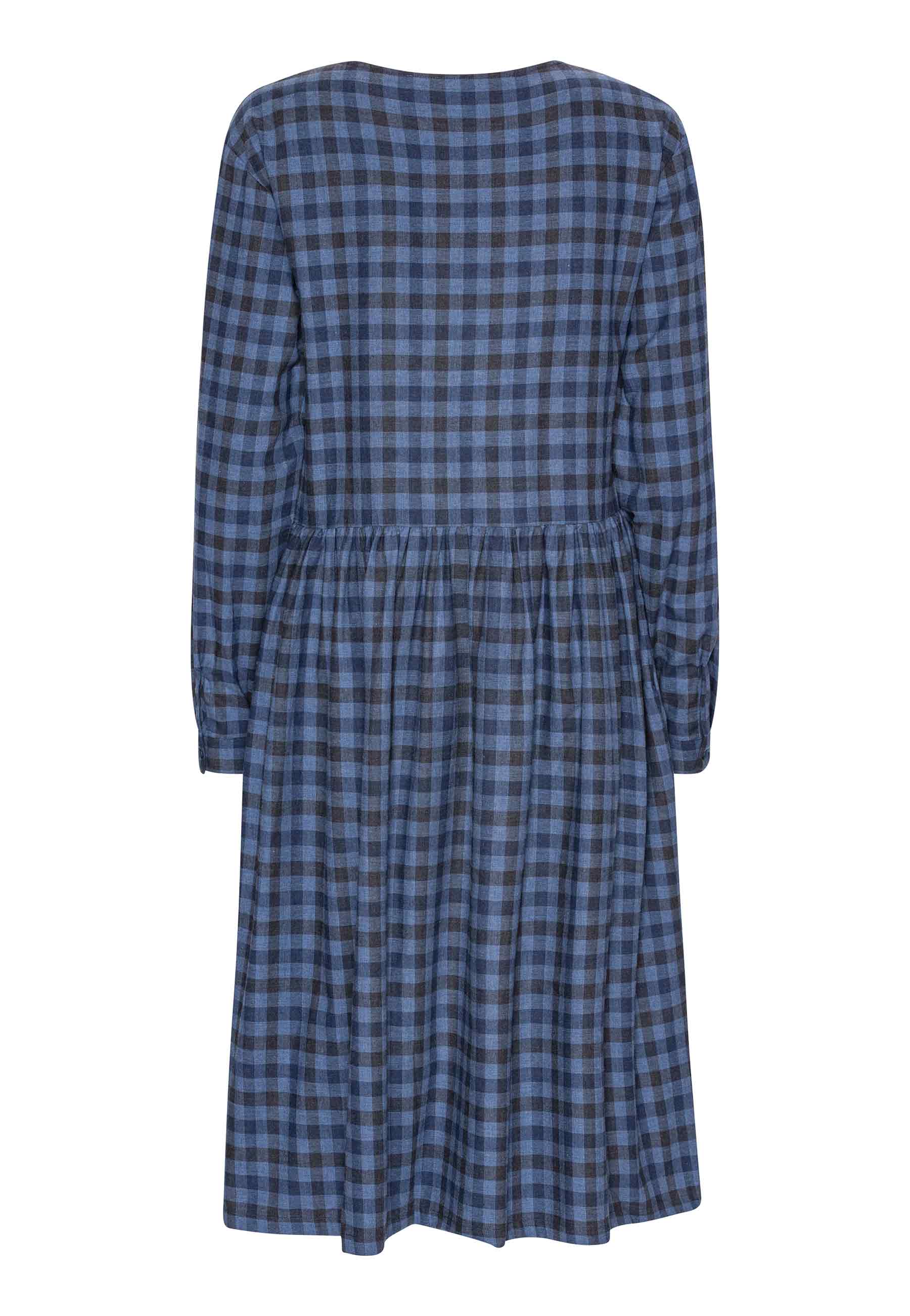 GROBUND Olga kjolen - den i blå tern