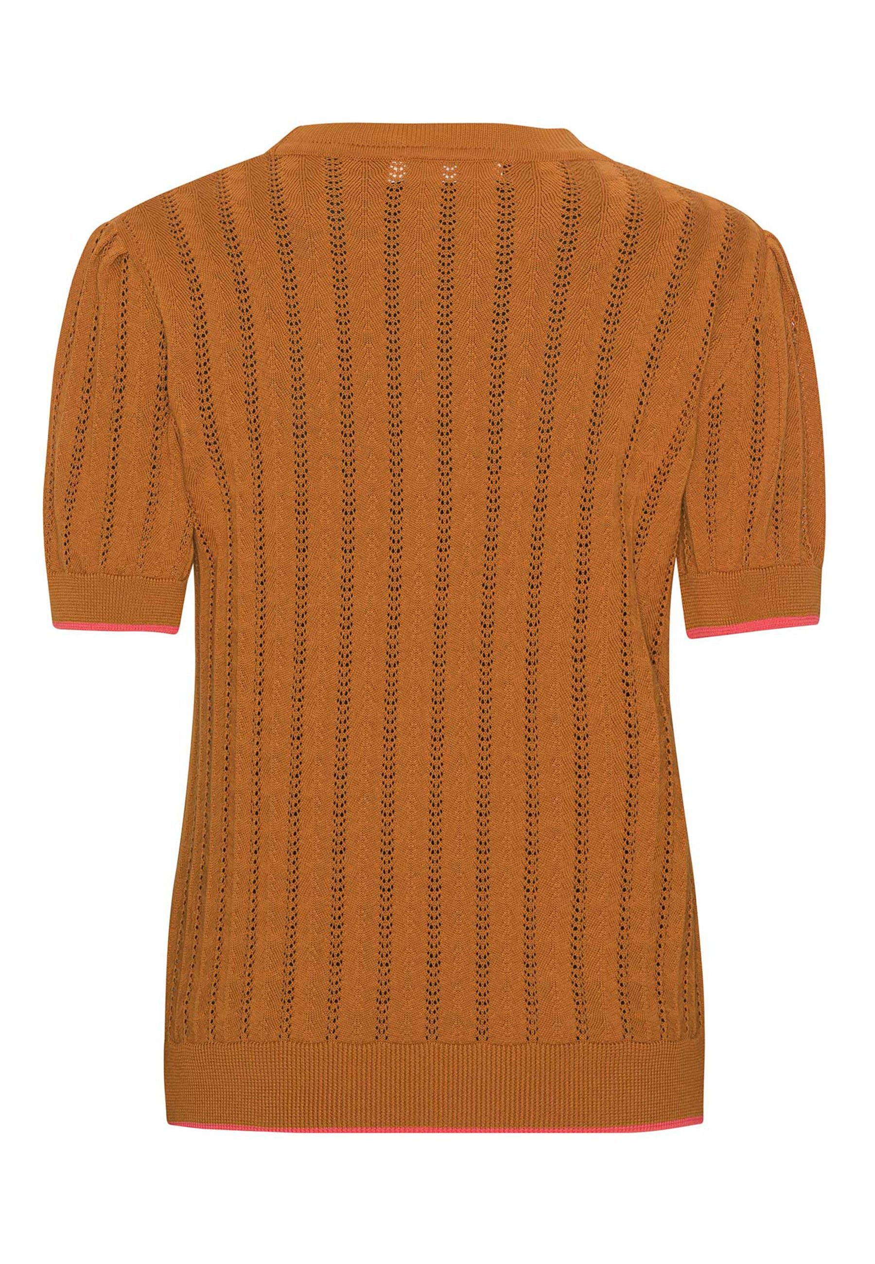 GROBUND Almine tee - den karamel med kontrastkant