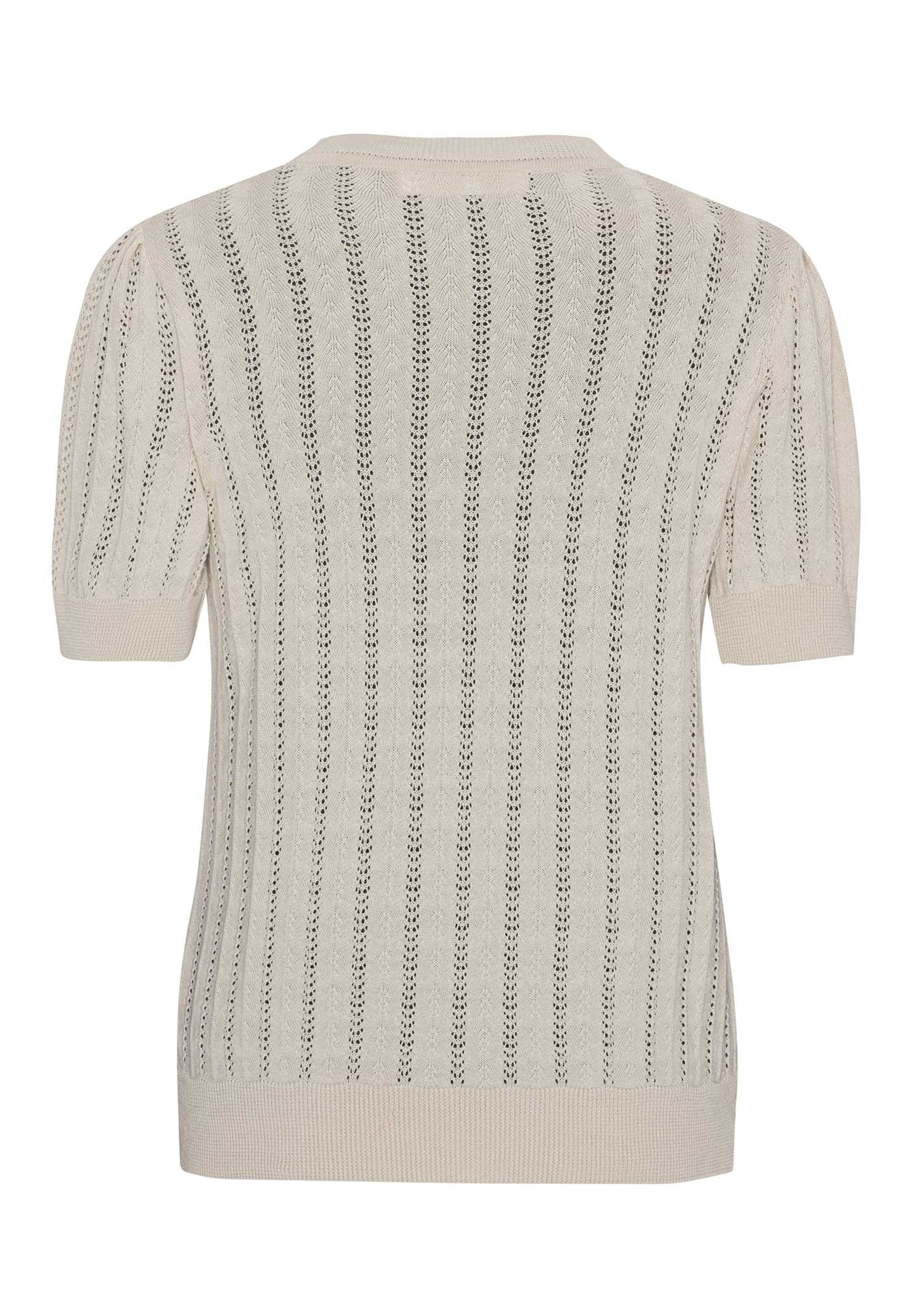 GROBUND Almine tee - den striber i røde farver