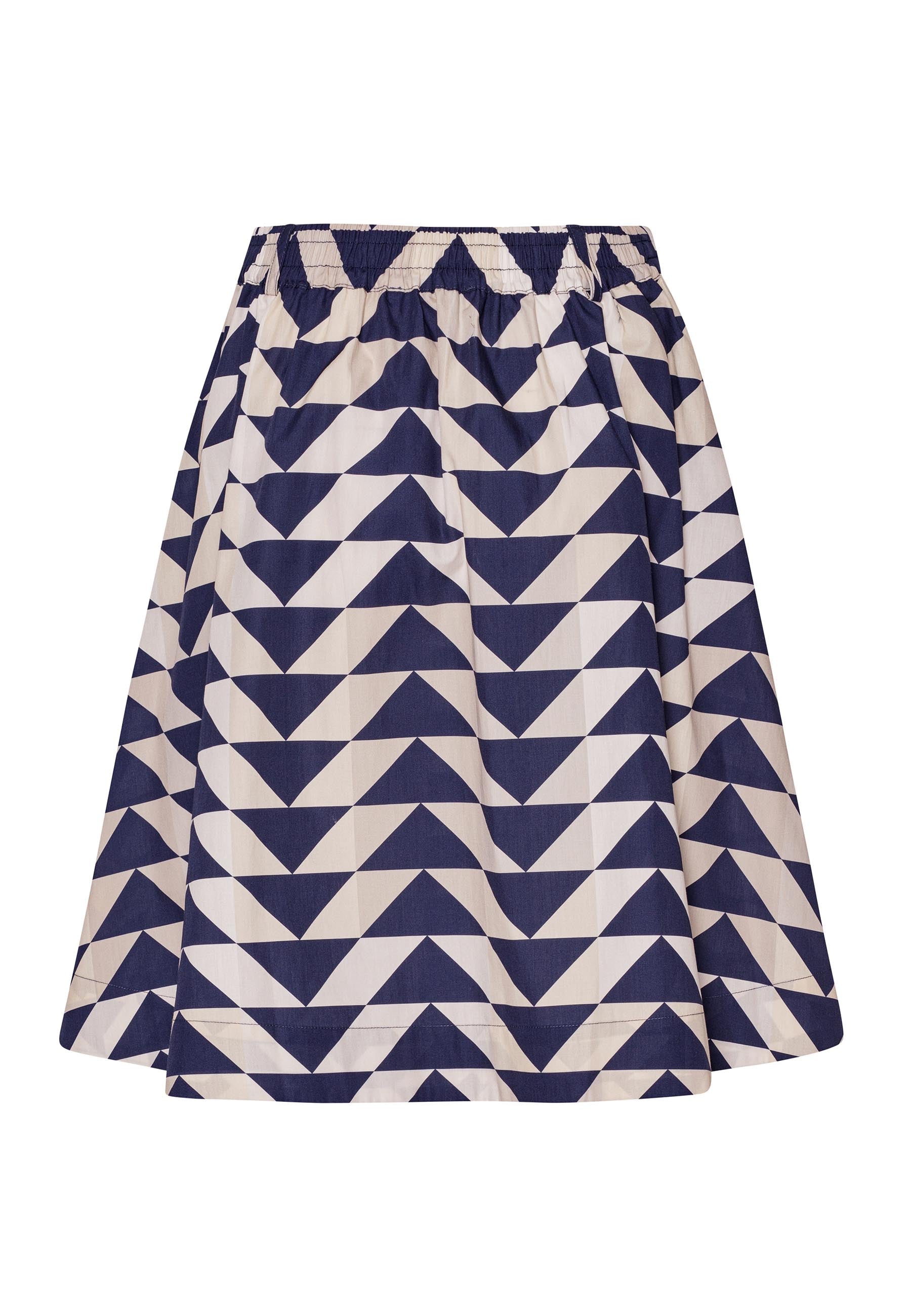 GROBUND Molly nederdel - den i blåt quilt-mønster