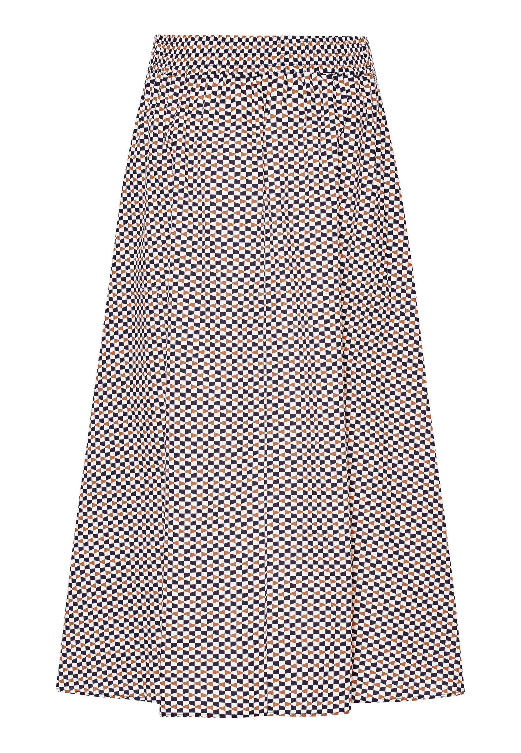 GROBUND Amelie nederdel - den i grafisk mønster