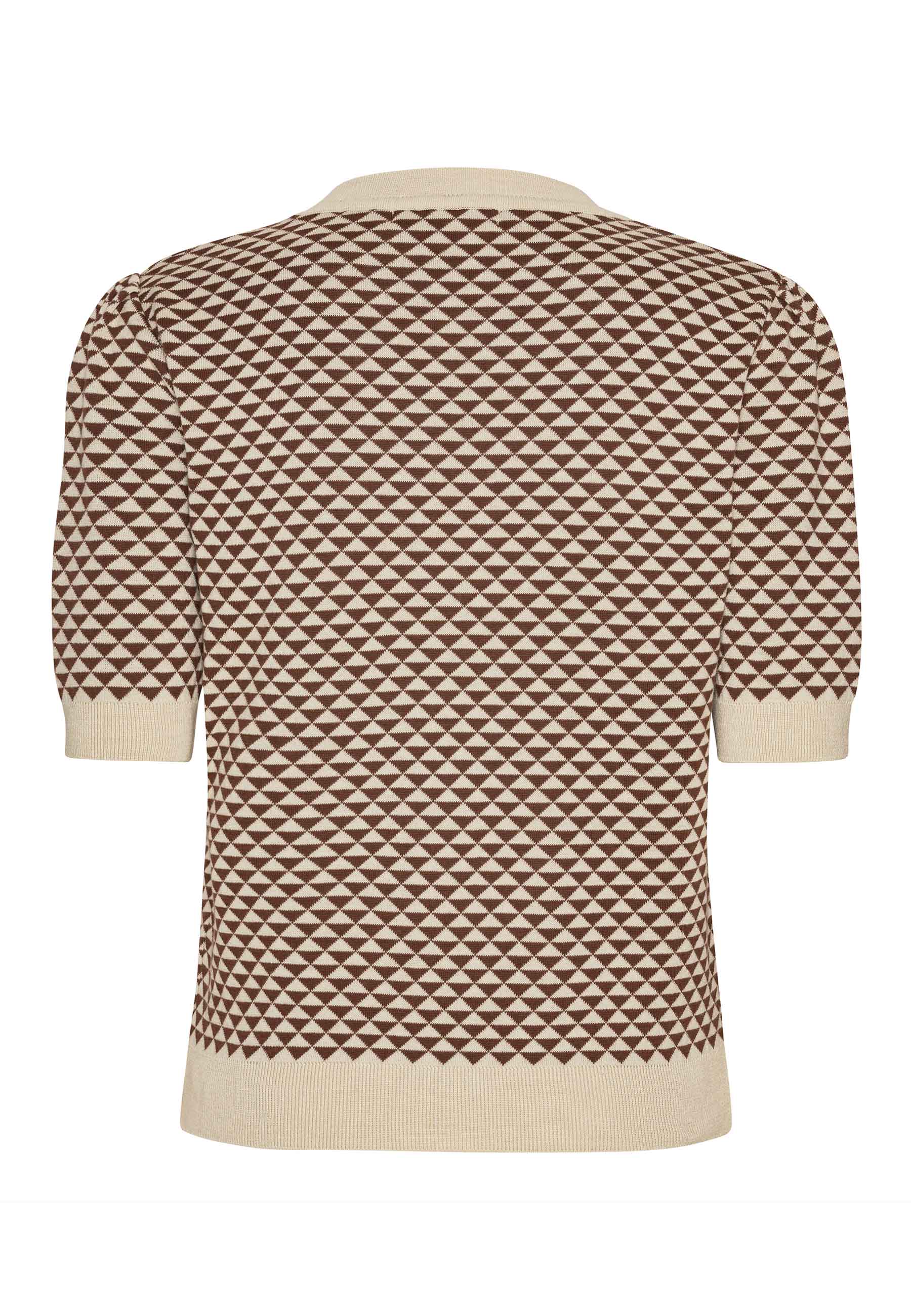 GROBUND Alva tee - den med brune trekanter