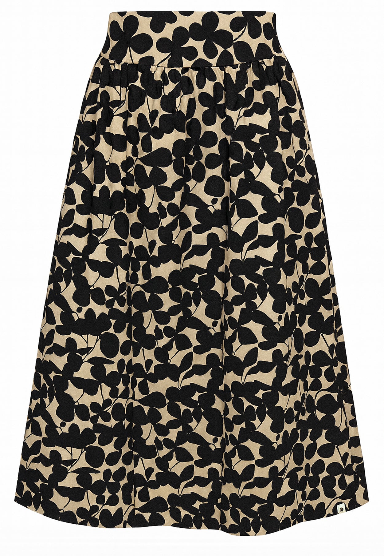 GROBUND Mette nederdel - den lange med night flower print