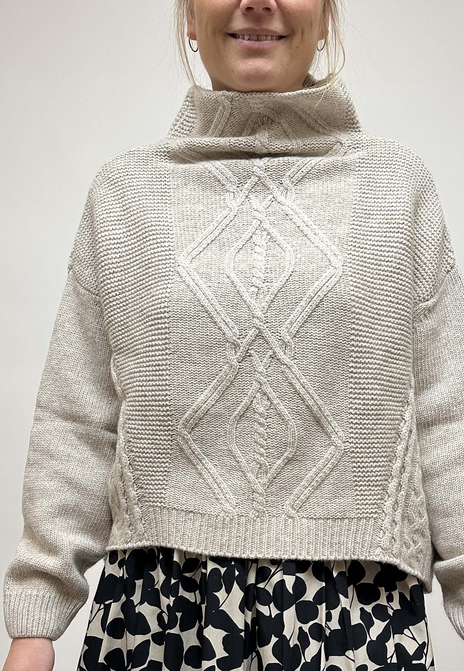 GROBUND Hermione sweater - den beige melange