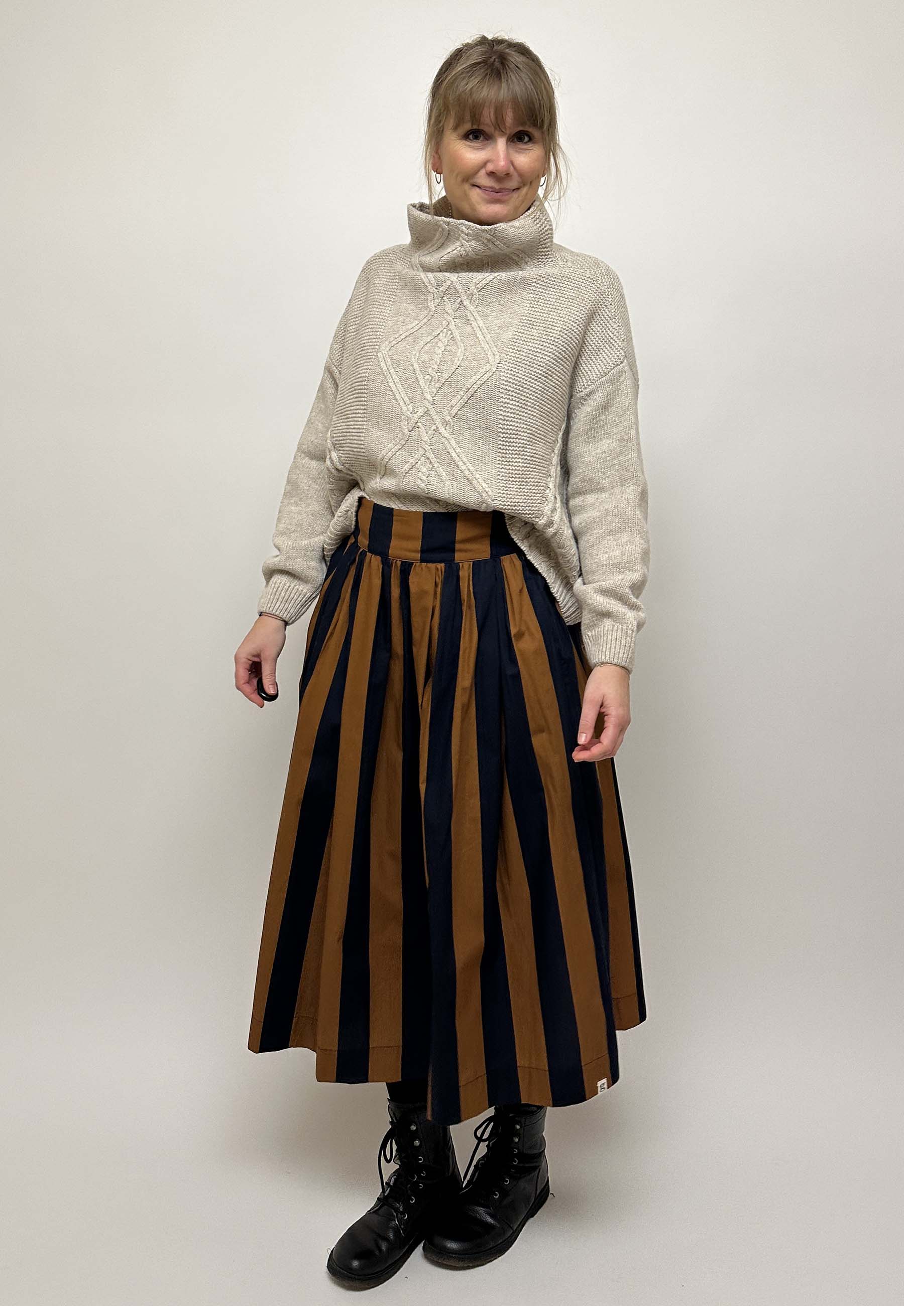 GROBUND Hermione sweater - den beige melange