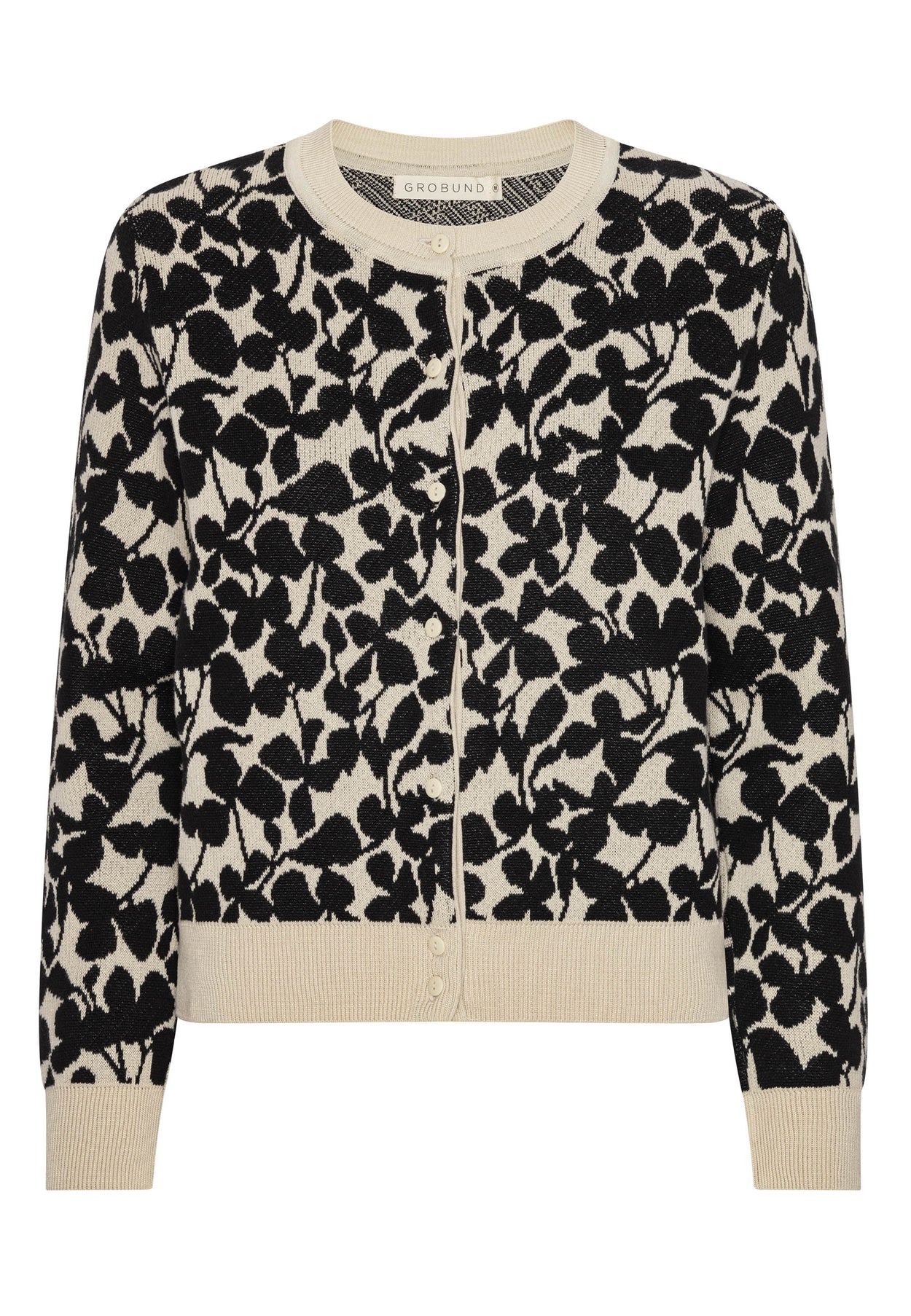 GROBUND Lydia cardigan - Night Flower