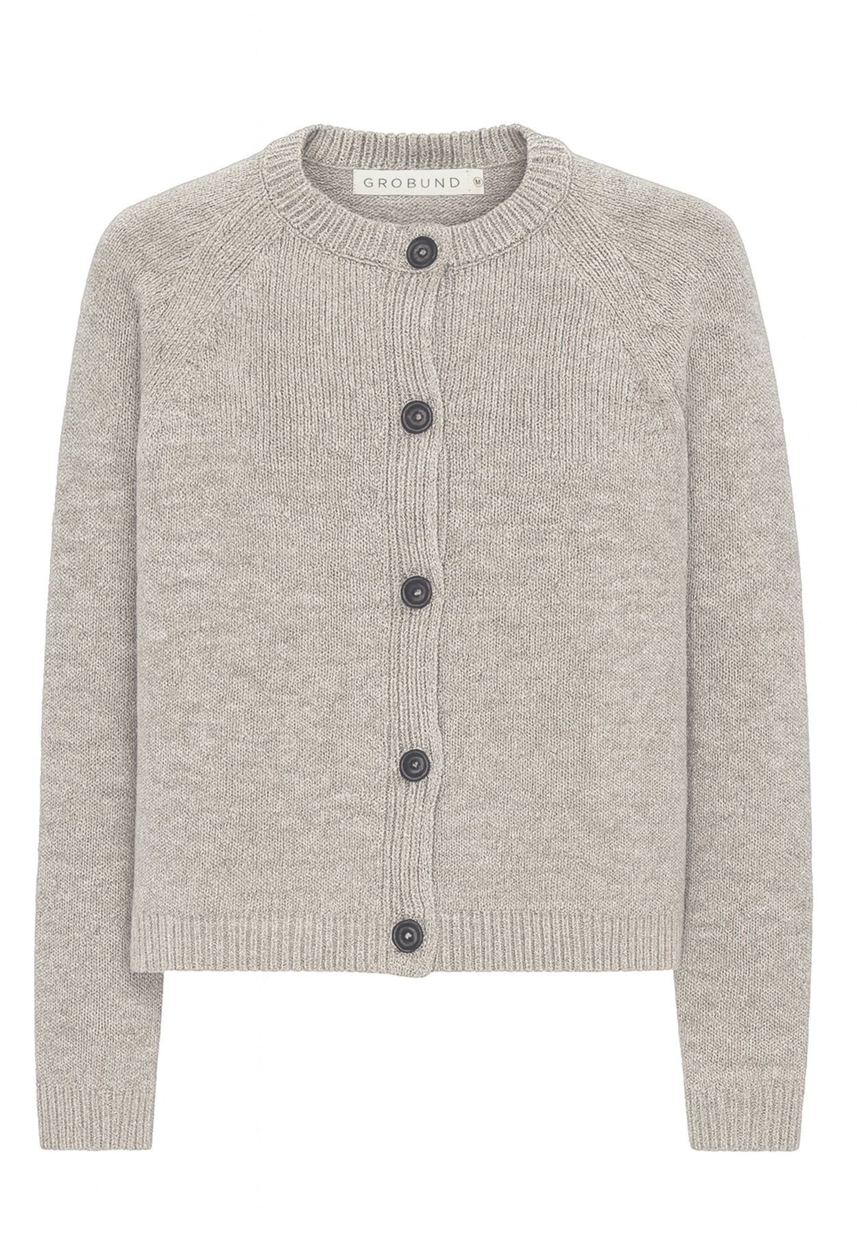 GROBUND Nanna cardigan - den i beige melange