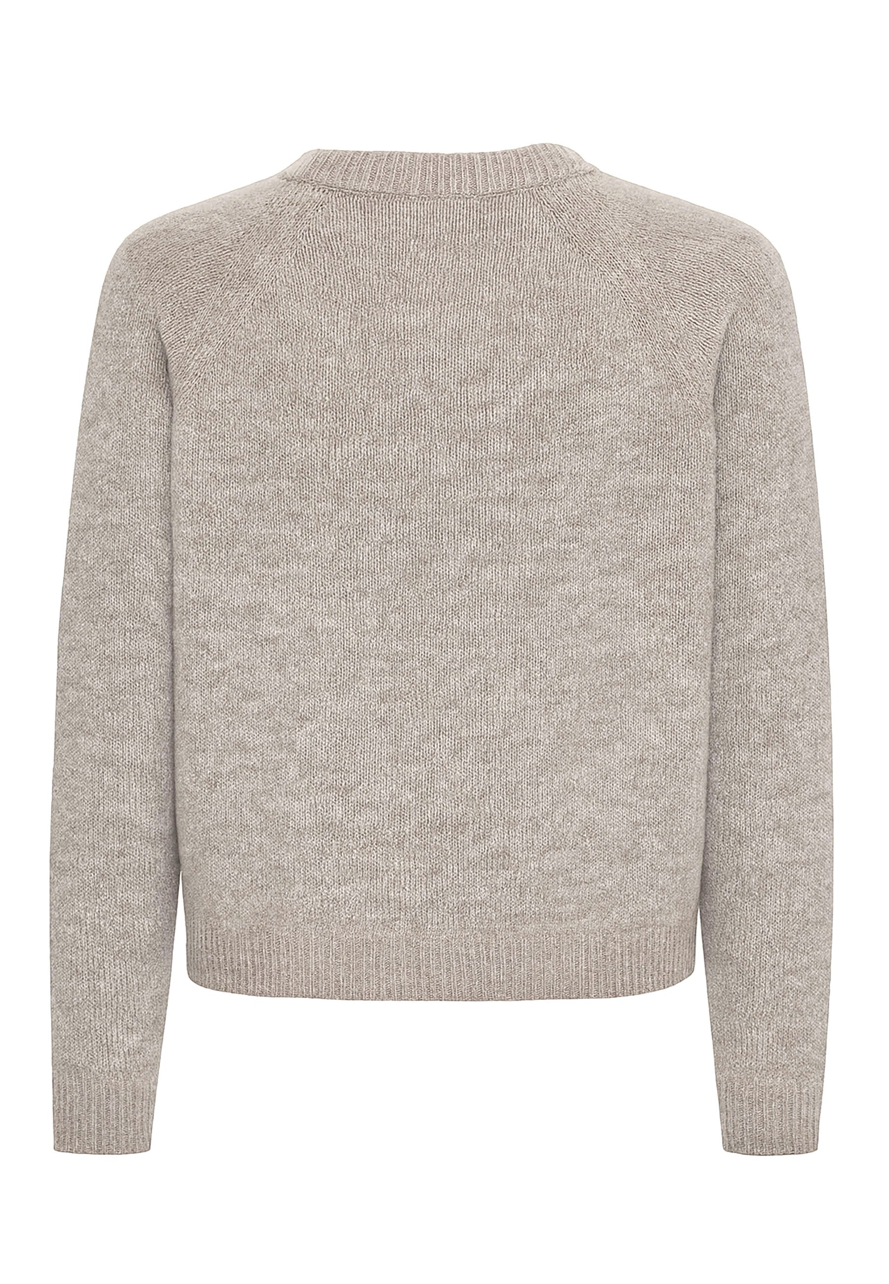 GROBUND Nanna cardigan - den i beige melange
