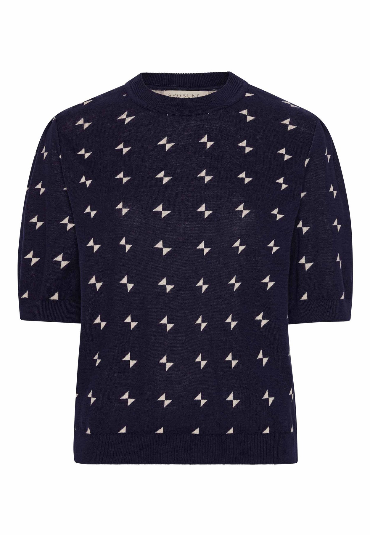GROBUND Alva tee - mini bow navy