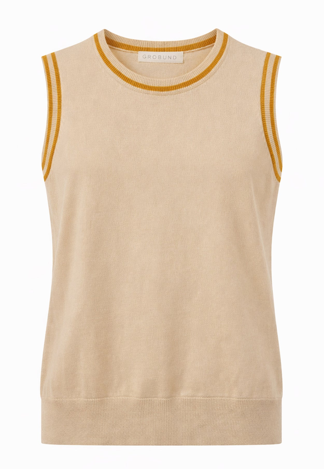 GROBUND Victoria top - den i beige