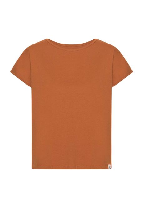 GROBUND Karen t-shirten - den korte i brændt orange