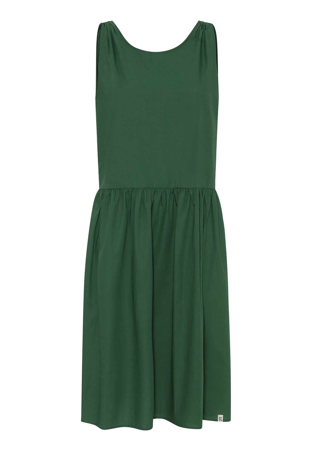 GROBUND Vilma kjolen - den vendbare i mørkegrøn