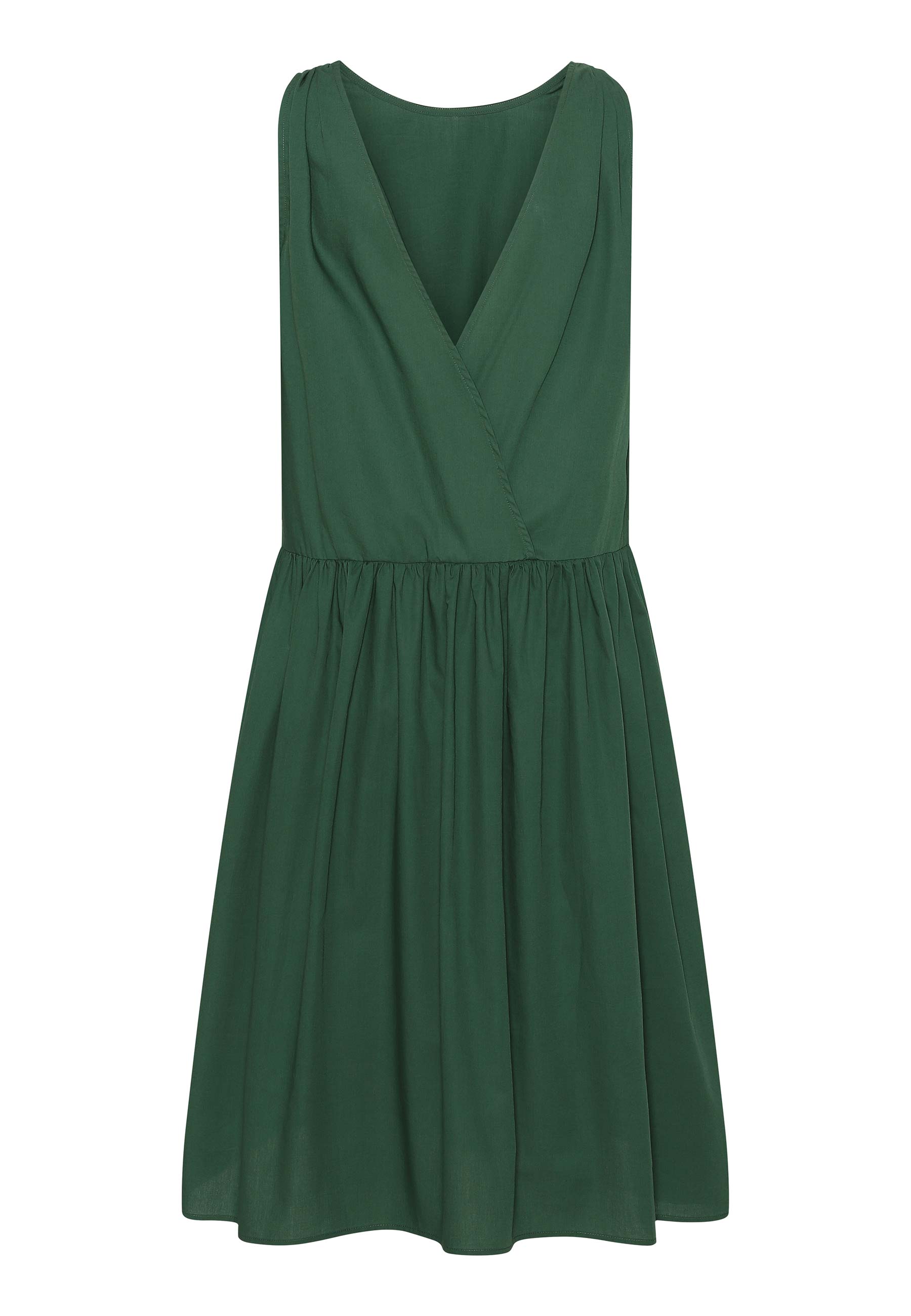 GROBUND Vilma kjolen - den vendbare i mørkegrøn