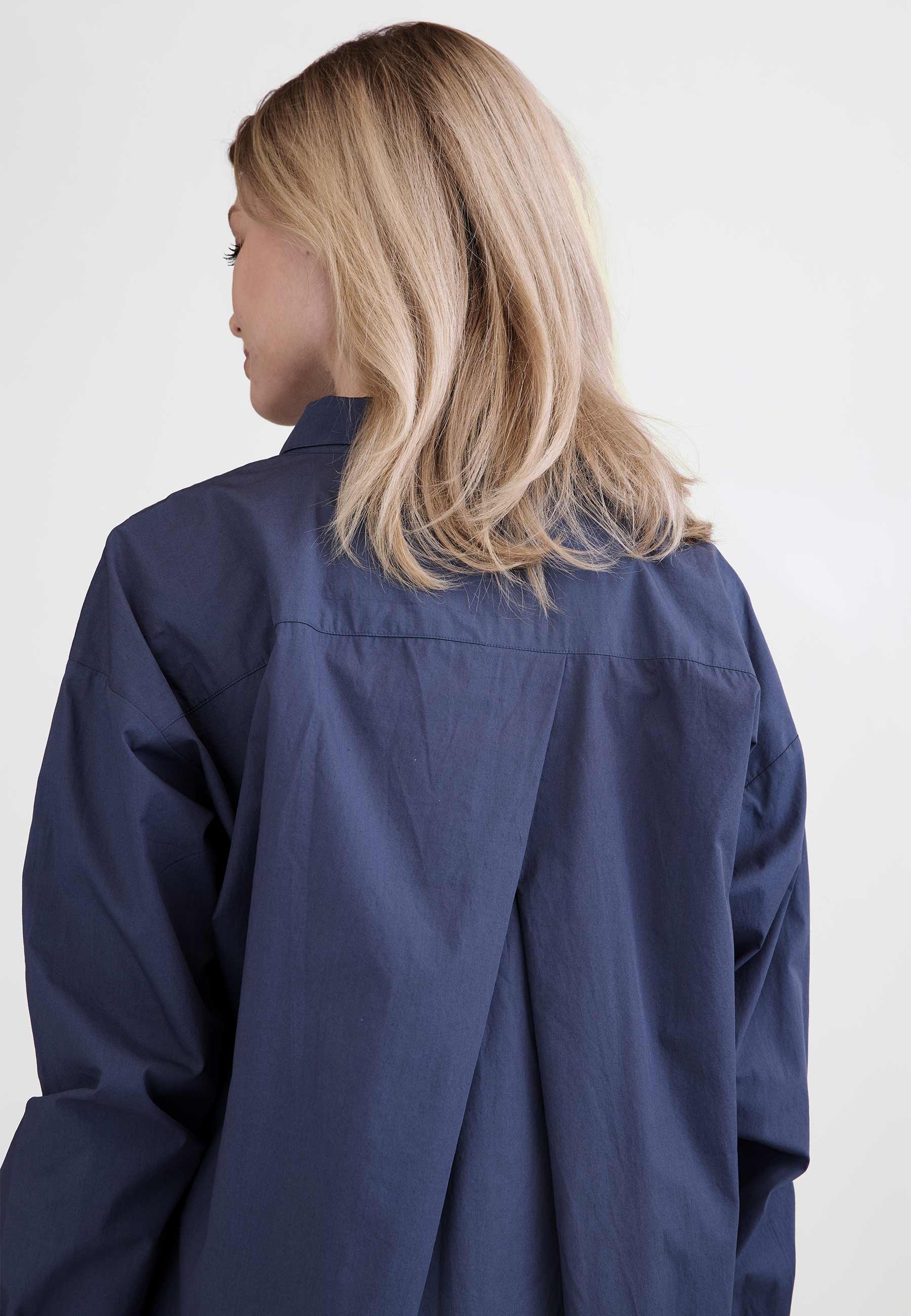 GROBUND Netta skjortekjolen - den i vintage blå