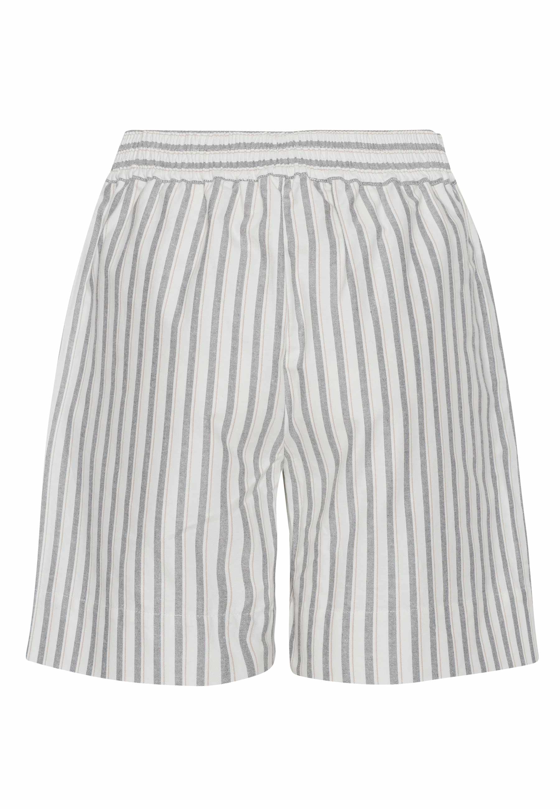 GROBUND Naomi shorts – i hvid med striber