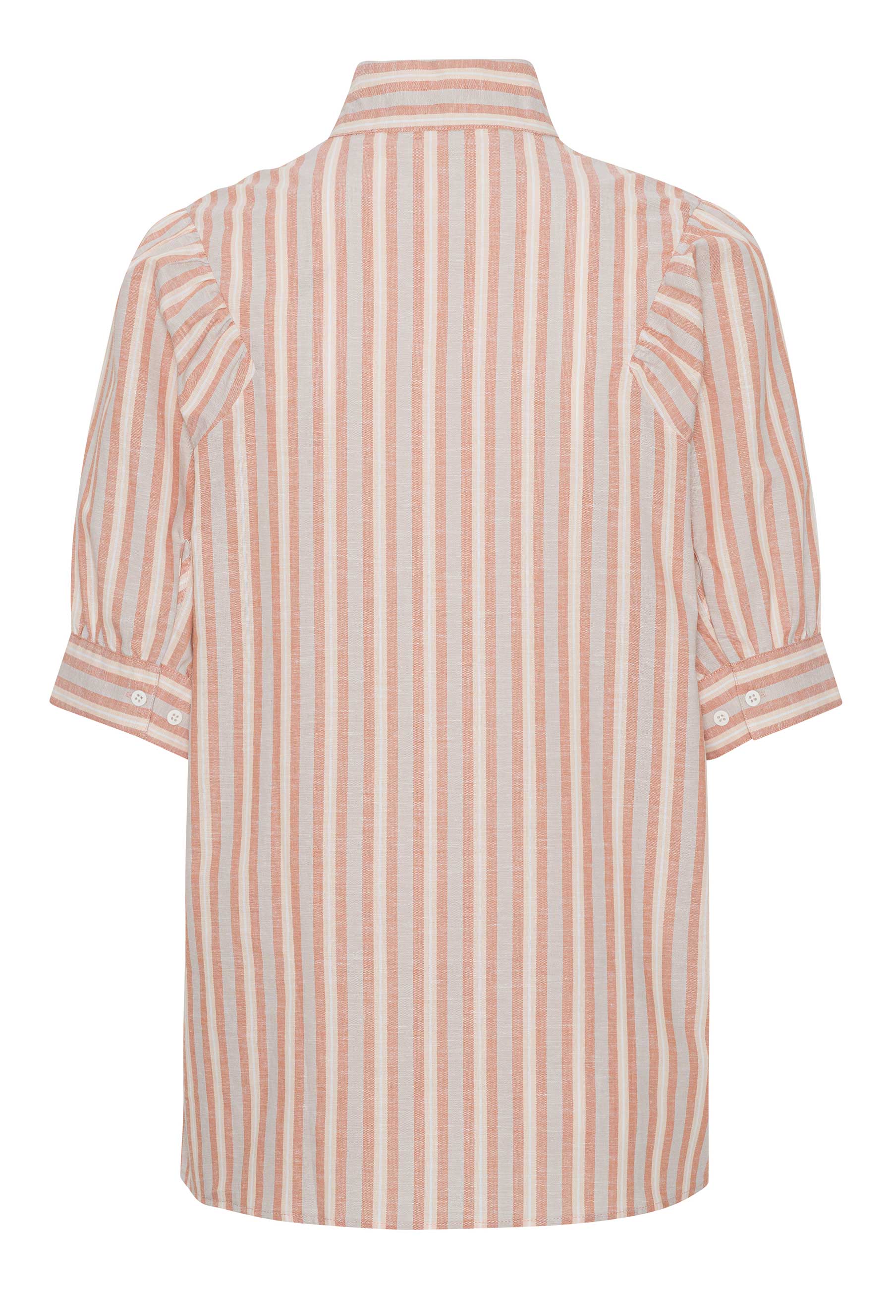 GROBUND Flora skjorte - den med korte ærmer og striber