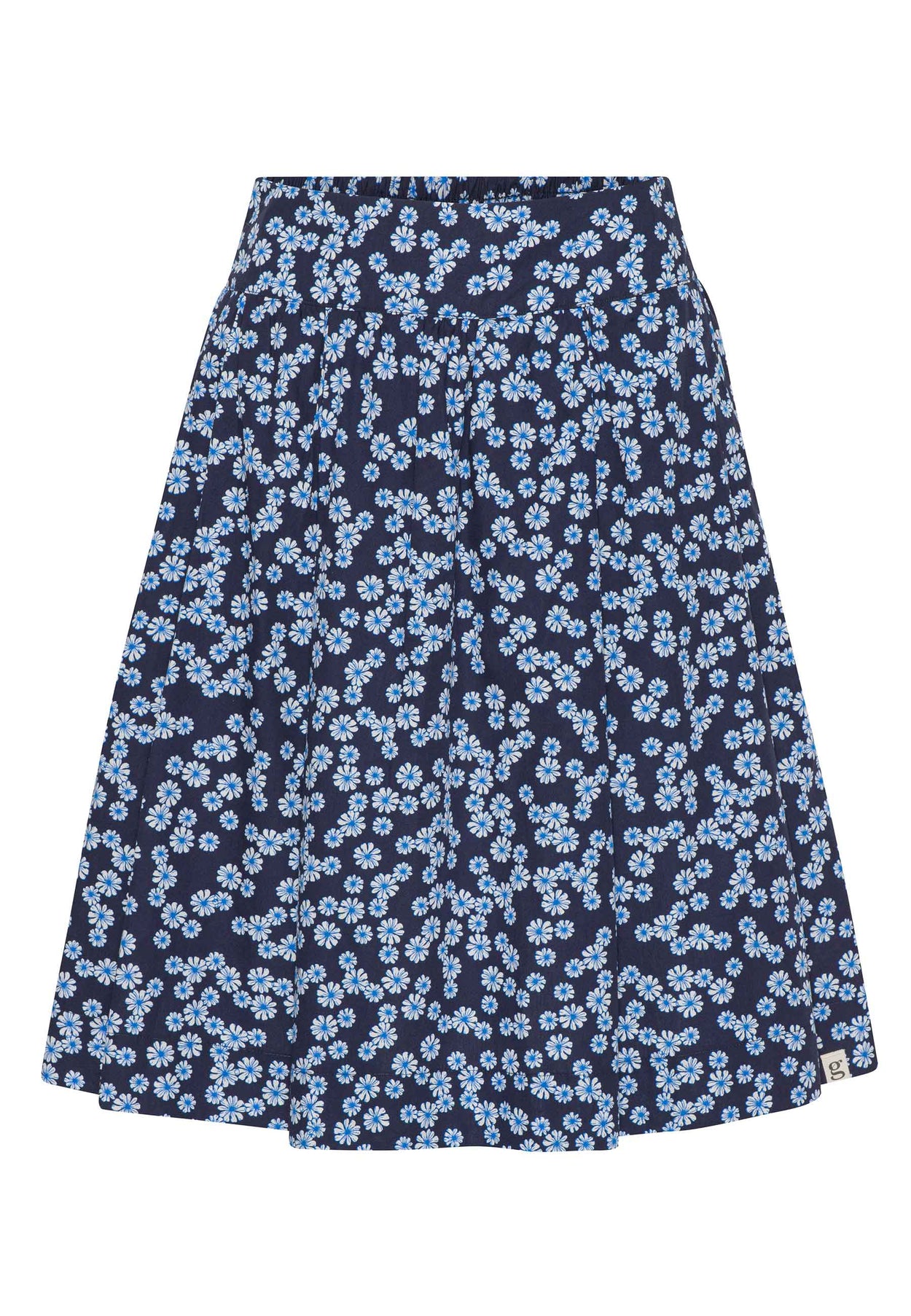 GROBUND Svala nederdelen - den korte i blå med blomster