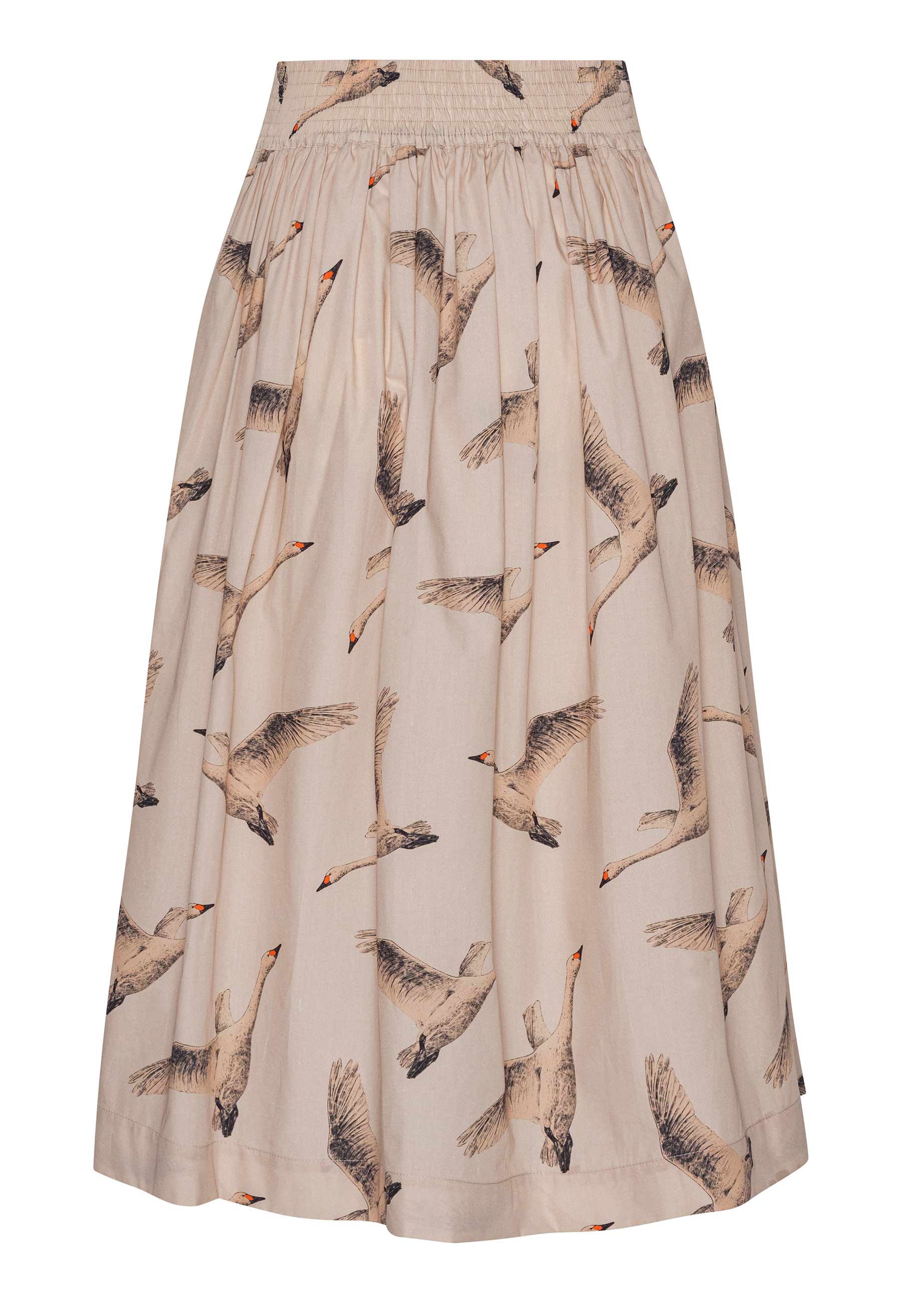 GROBUND Mette nederdelen - den med smukke gæs